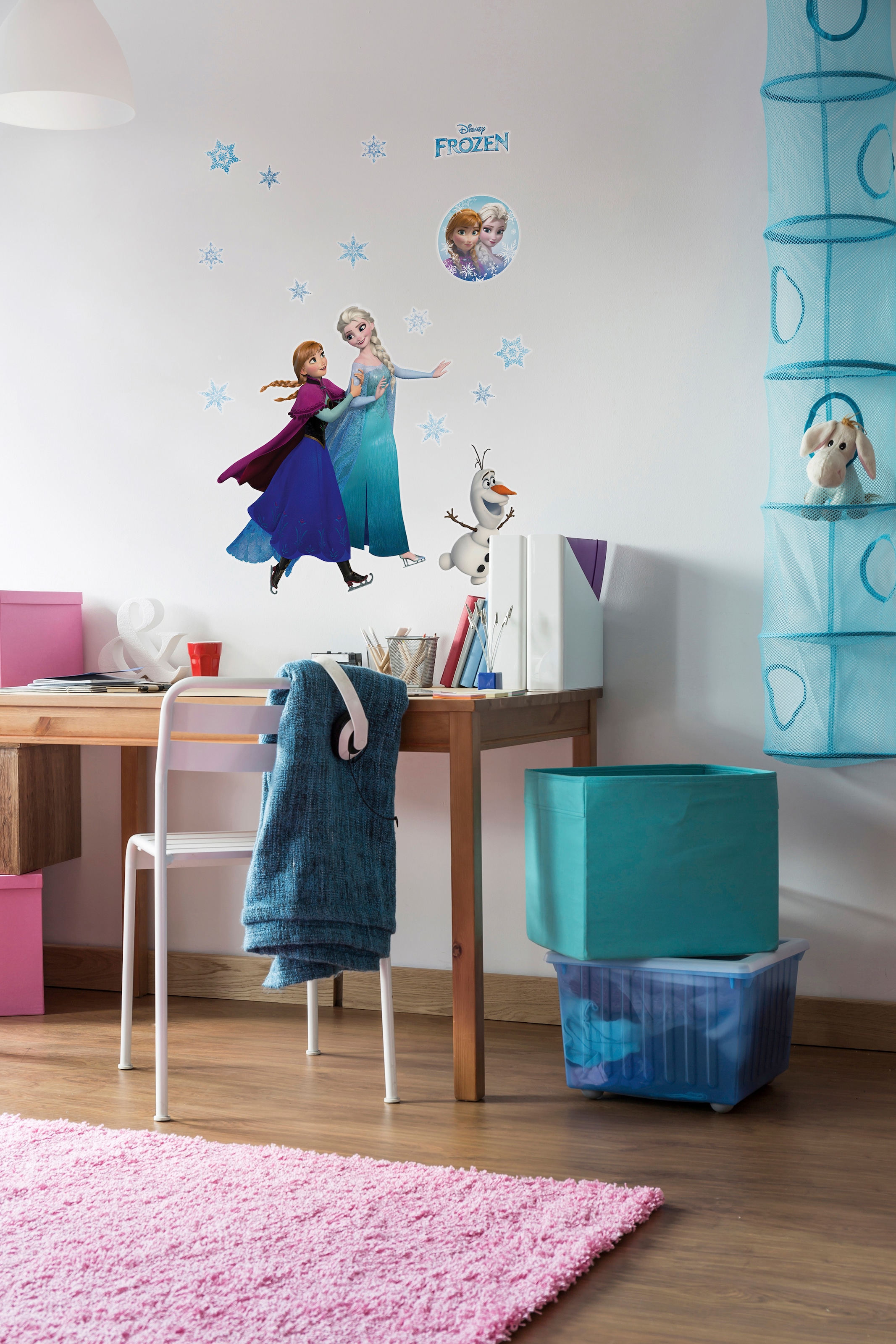 Komar Wandtattoo »Anna und Elsa«, (Set, 15 St.), 50x70 cm (Breite x Höhe), selbstklebendes  Wandtattoo online kaufen | mit 3 Jahren XXL Garantie