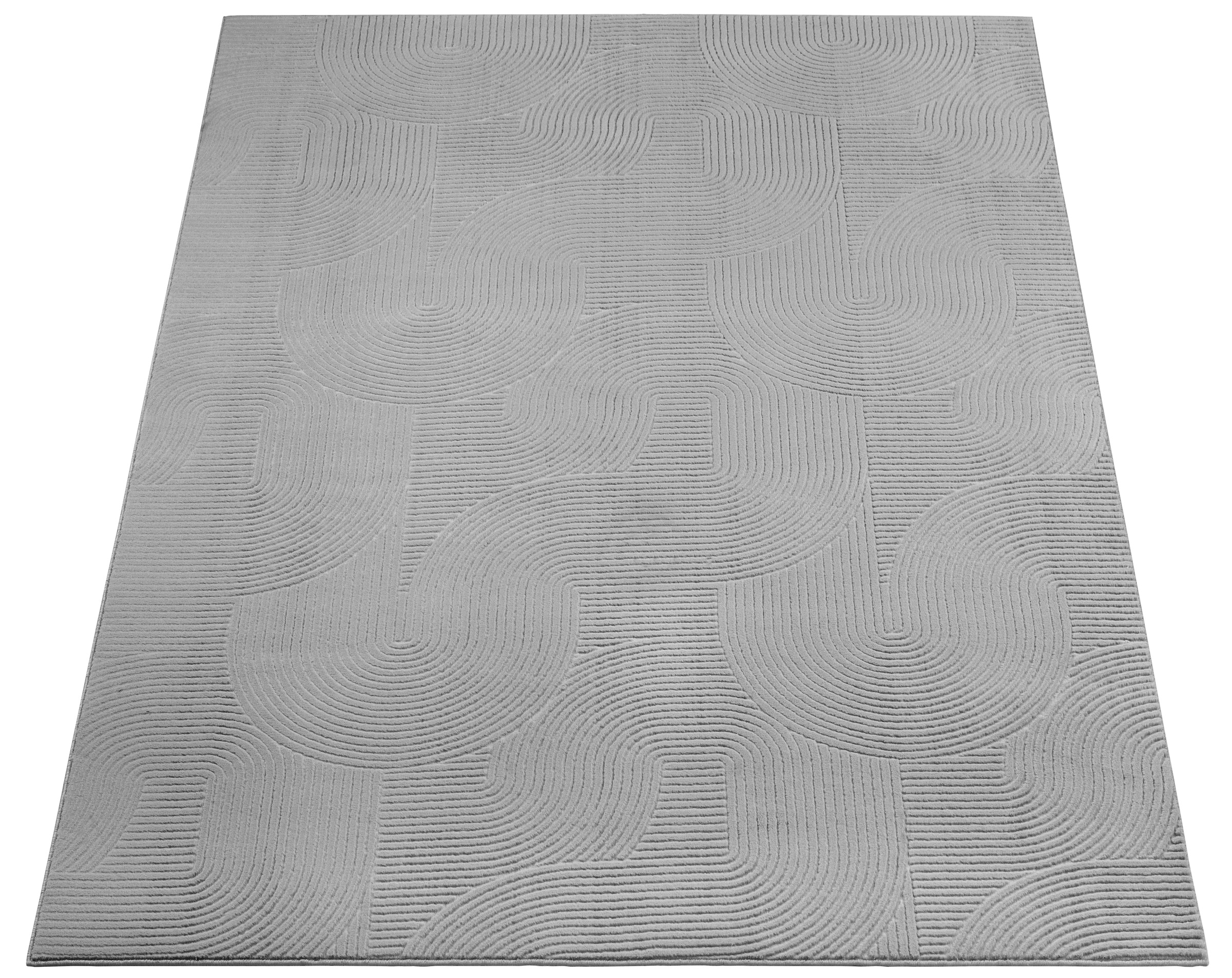 OTTO home Designteppich »Zoelle 3D Optik/Hoch-Tief Effekt« rechteckig 8 mm Höhe mit Anti-Rutsch-Rücken, angenehm weich, Teppich Wohnzimmer Boho Design