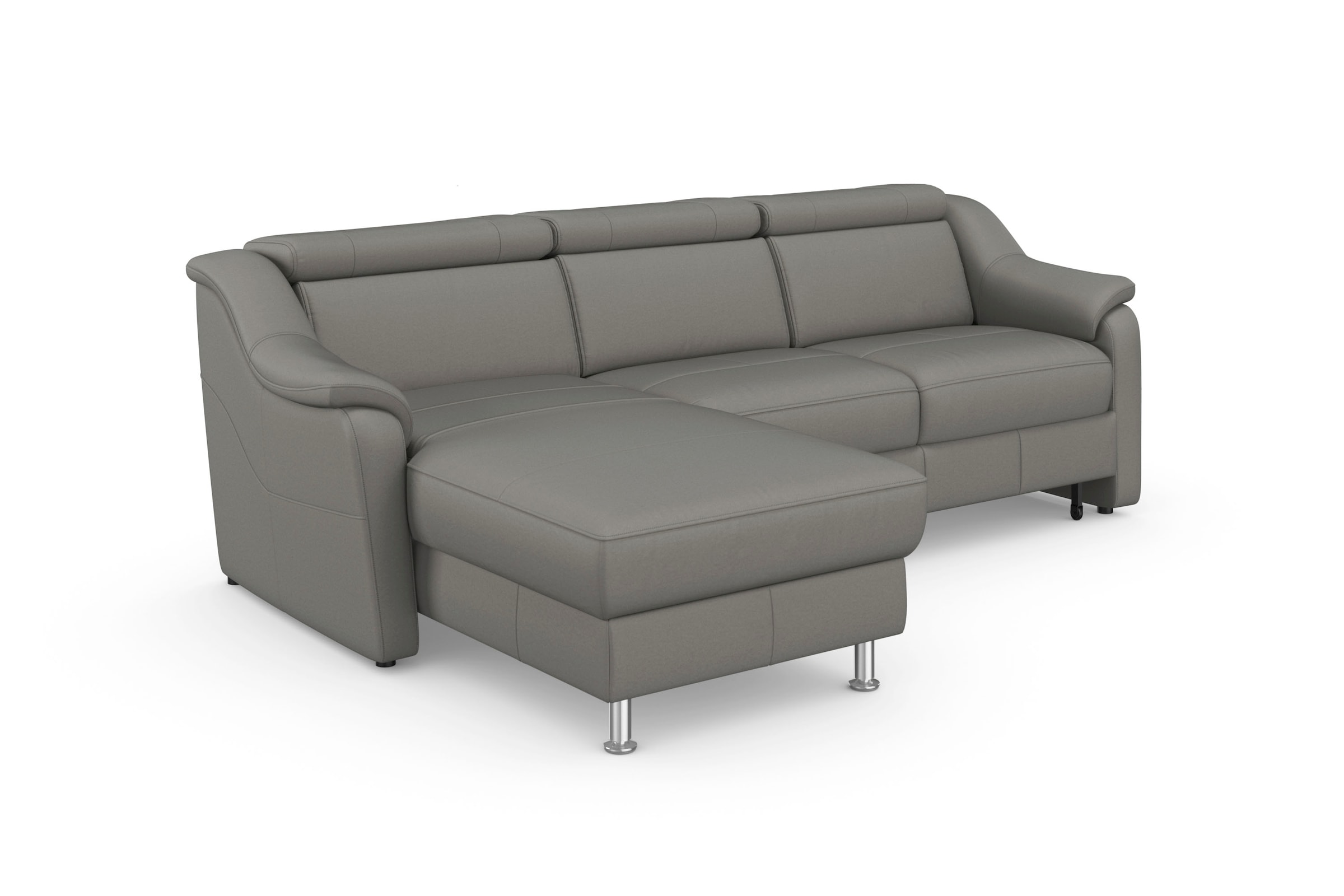 sit&more Ecksofa »Freetown L-Form« inklusive Kopfteilverstellung und komfortablem Federkern