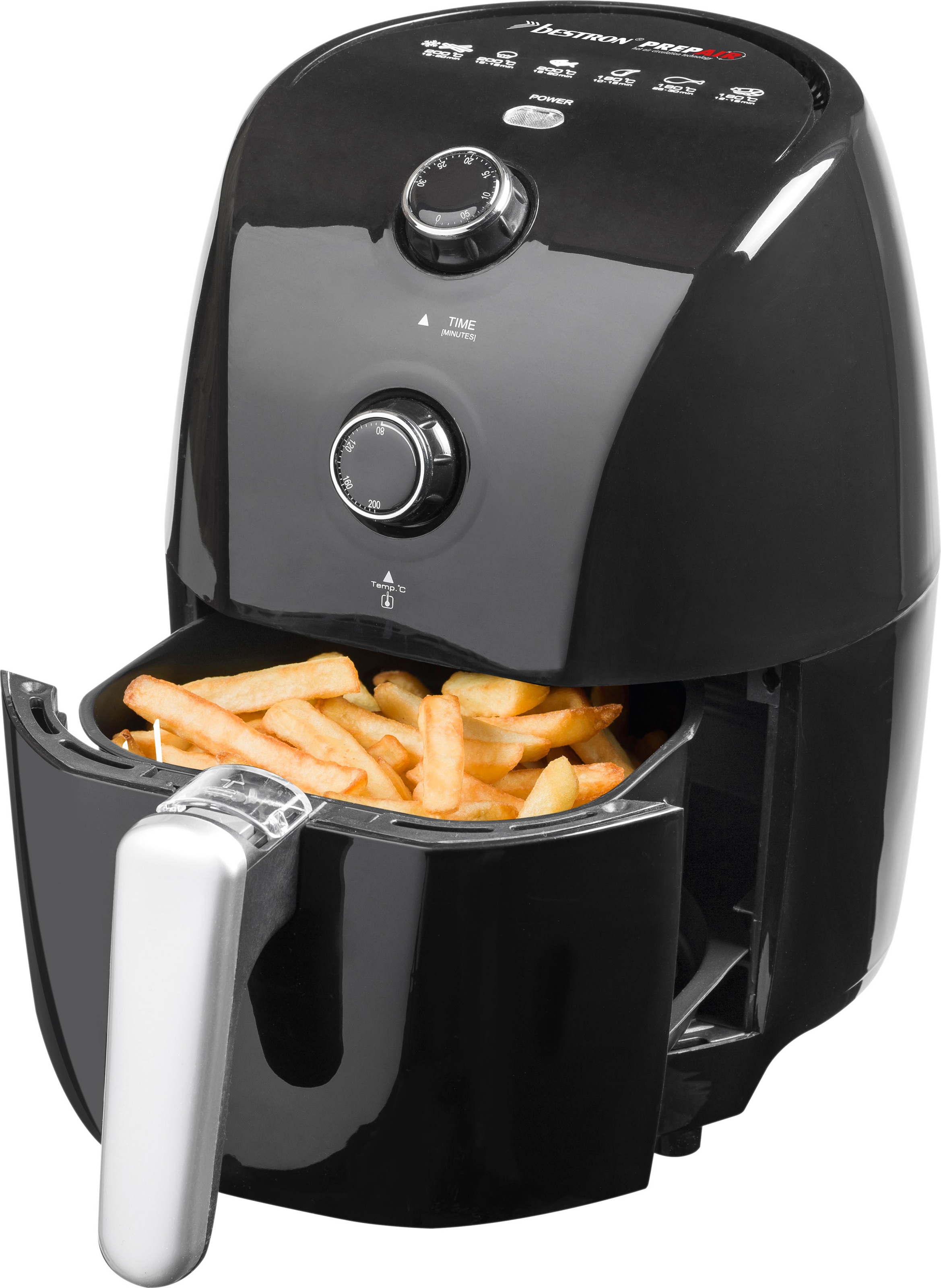 bestron Heißluftfritteuse »AAF300«, 900 W, Fassungsvermögen 0,35 kg,... kaufen