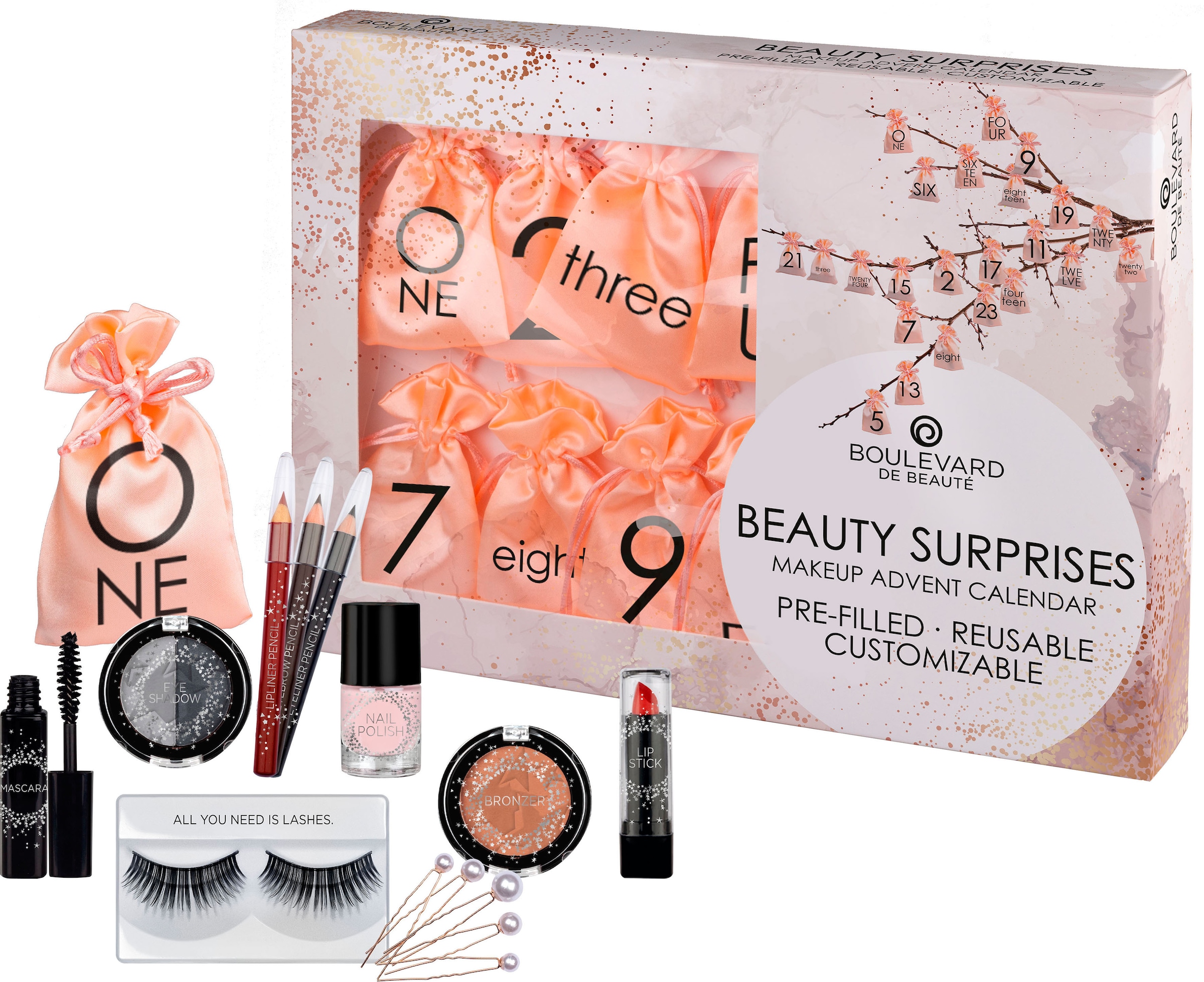 Boulevard de Beauté Adventskalender »Beauty Surprises - Makeup Advent  Calendar«, für Erwachsene günstig online kaufen