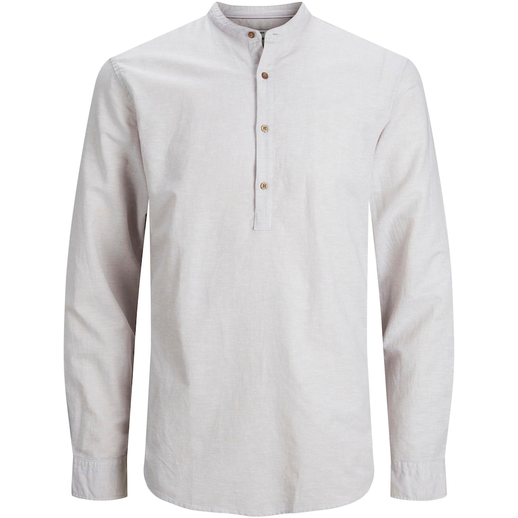 Jack & Jones Langarmhemd »SUMMER HALF PLACKET SHIRT«