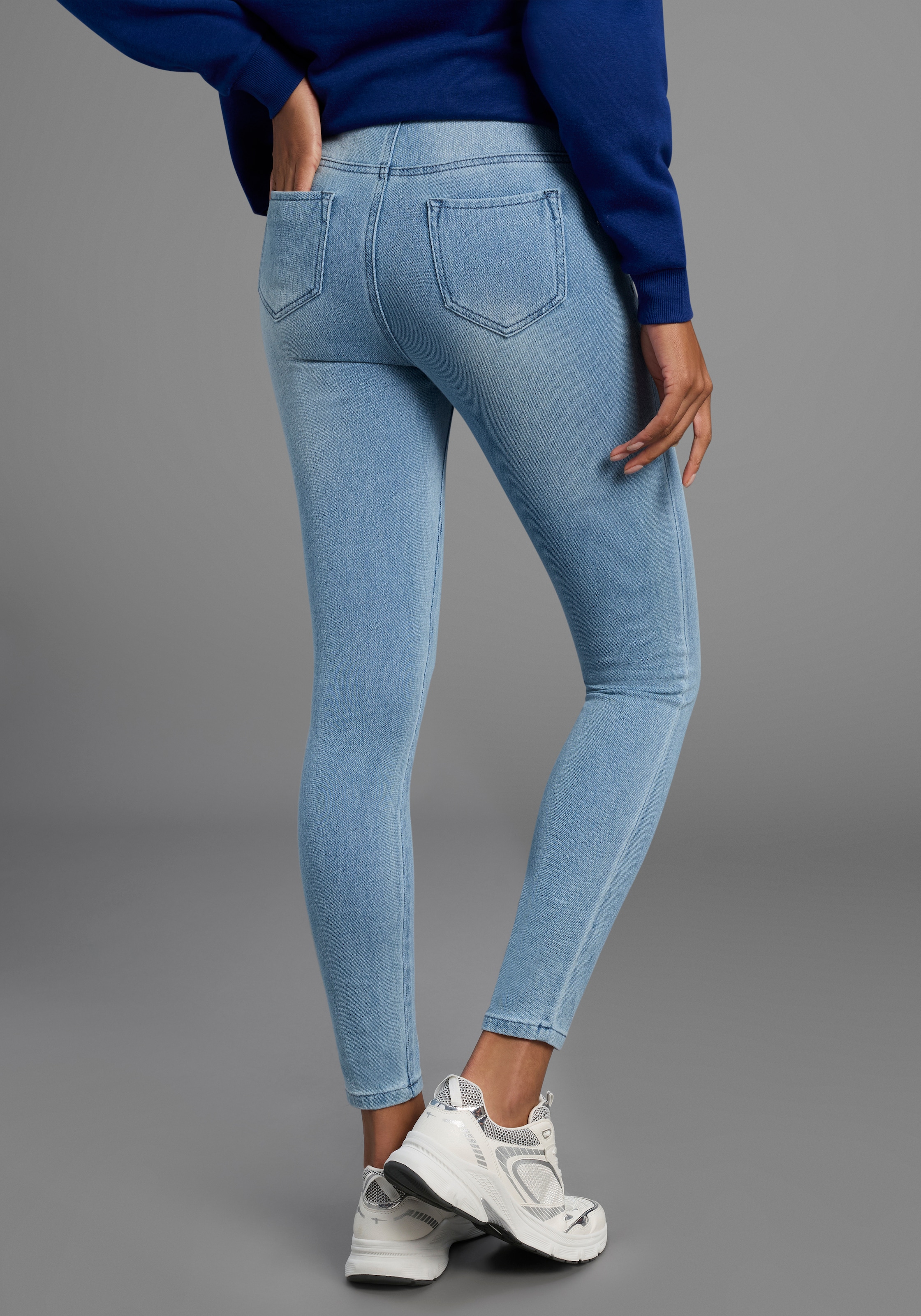 Arizona Jogg Pants »High Waist«, extra-eng geschnitten, knöchellange Beinform, hoher Bund