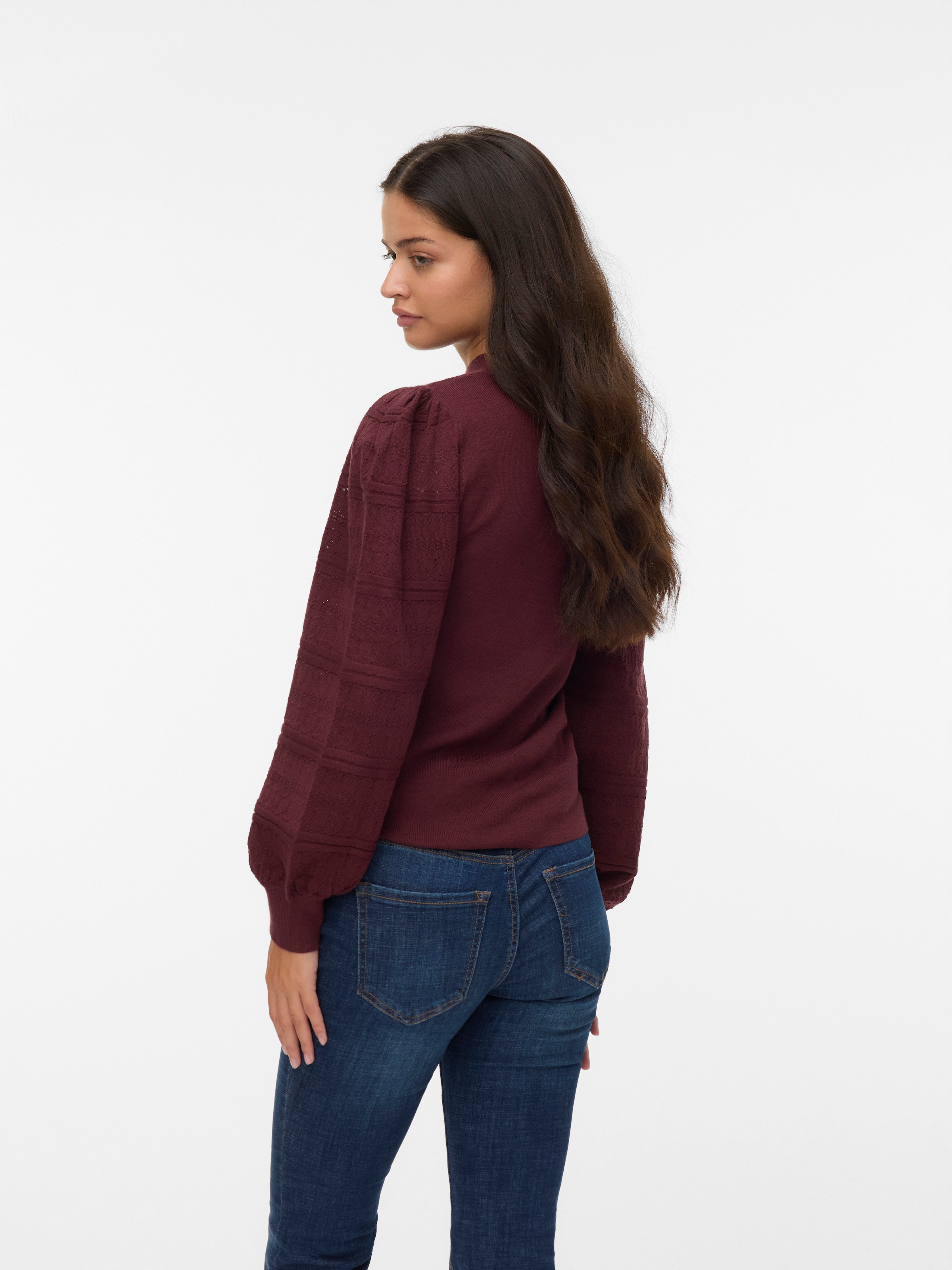 Vero Moda Strickpullover »VMNEWLIMONE LS HIGHNECK PULLOVER BOO«