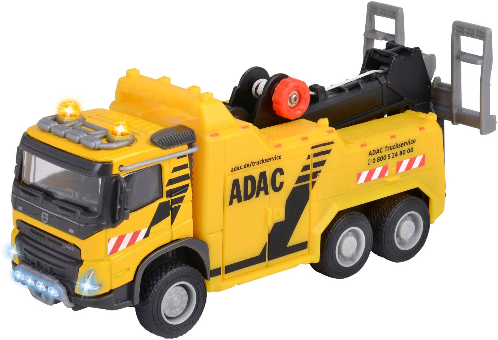 majORETTE Spielzeug-Abschlepper »Volvo Truck Abschleppwagen ADAC«