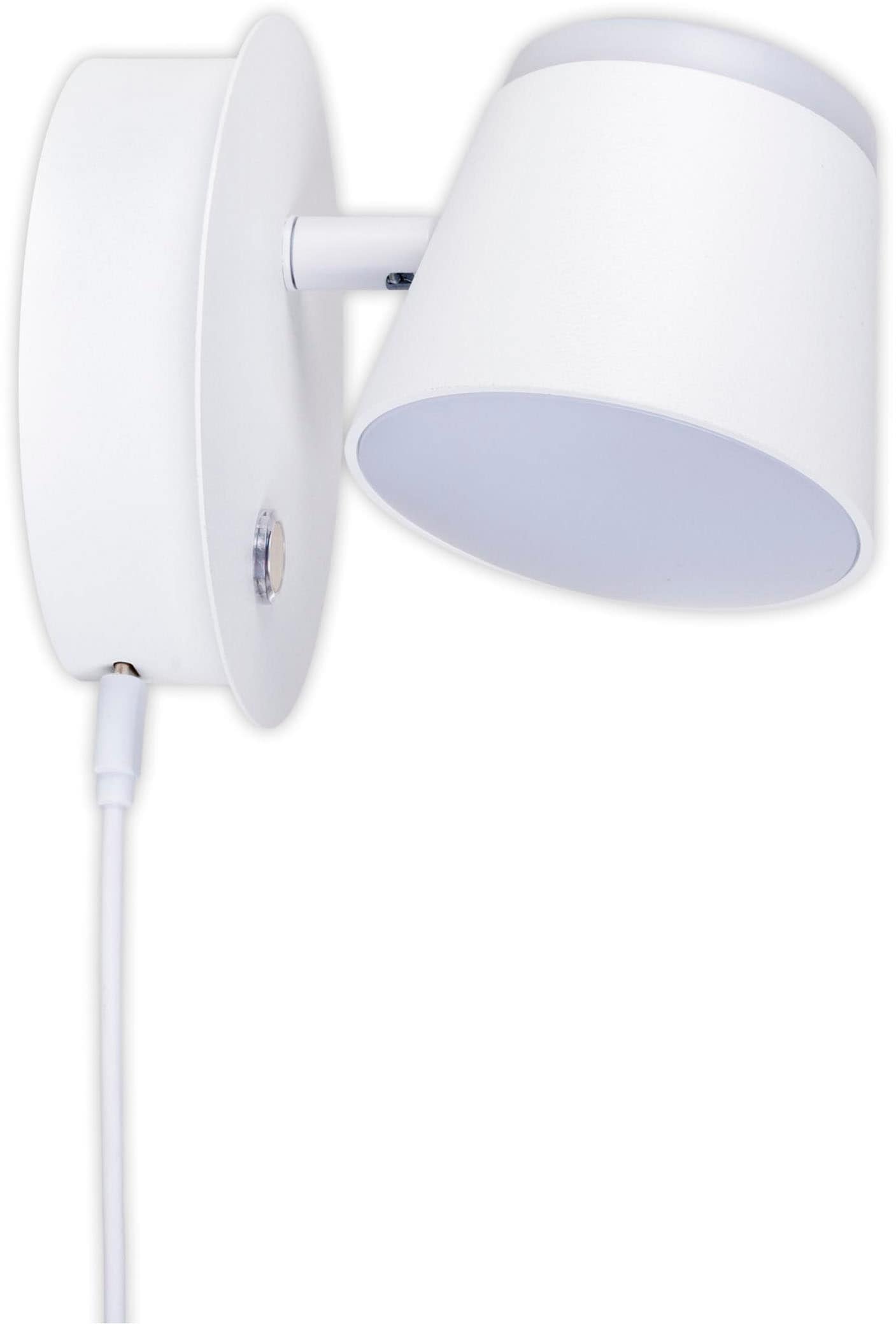 näve LED Wandleuchte »Tondo« LED-Modul 1 Stk. Warmweiß magnetisch, Akku Aufladung per USB-C Kabel, dimmbar per touch, Memory