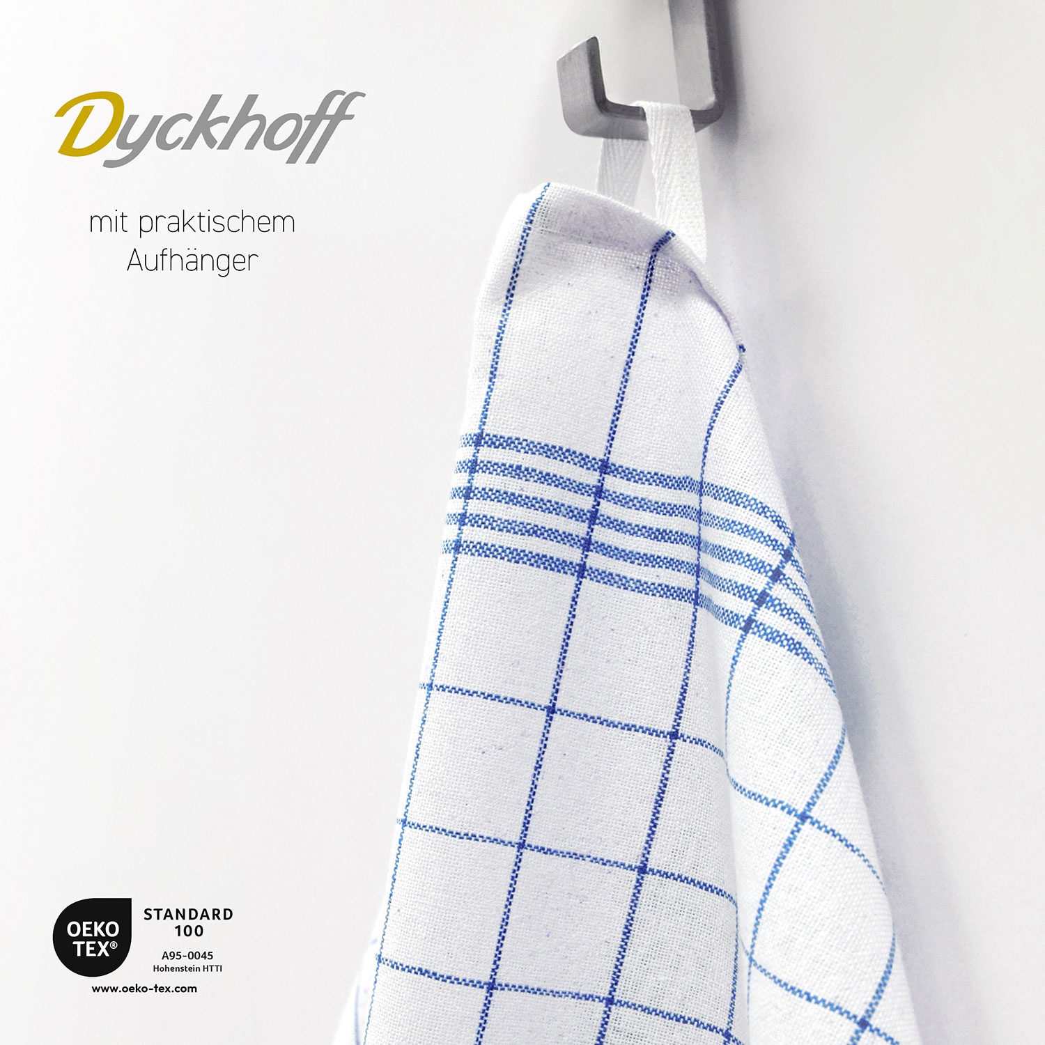 Dyckhoff Geschirrtuch »Karo«, (Packung, 20 tlg., 20 Geschirrtücher 50 x 70 cm)