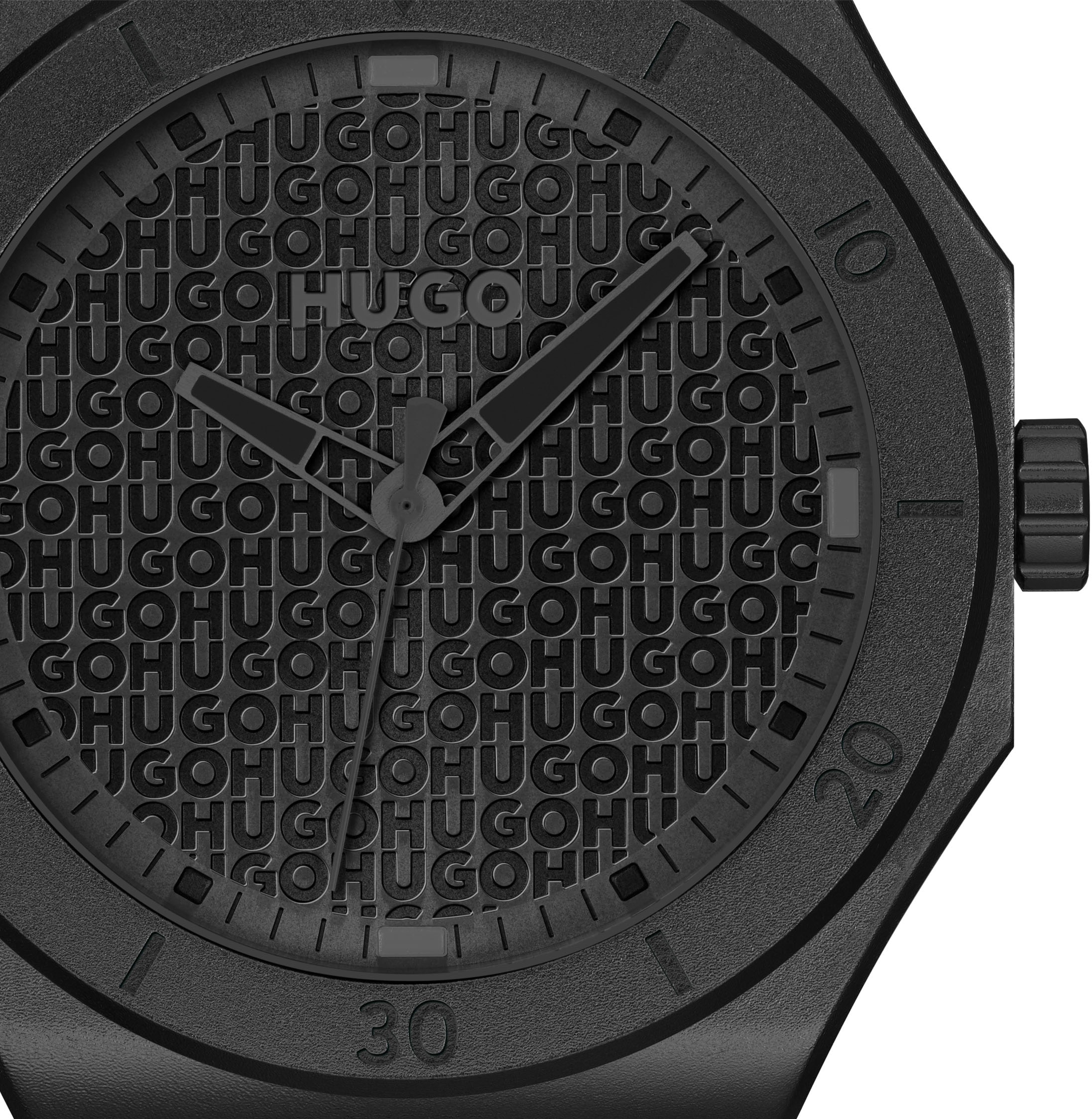 HUGO Quarzuhr »#GRAIL LIGHT«, Armbanduhr, Herrenuhr, Silikonarmband, analog