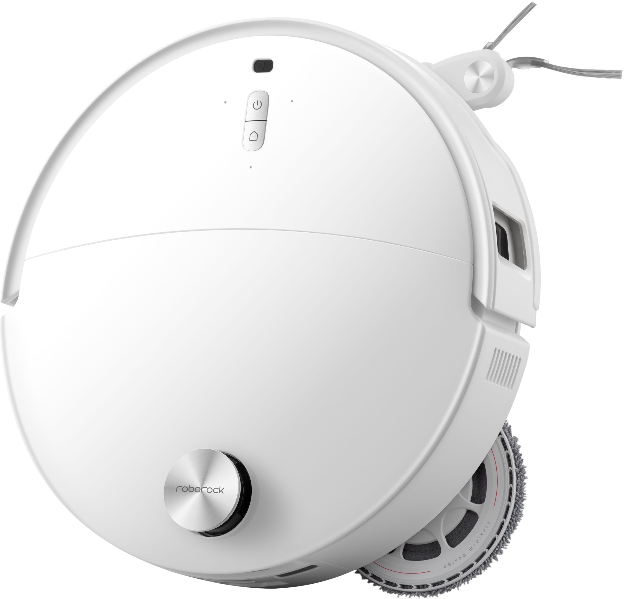 Roborock Nass-Trocken-Saugroboter »Qrevo Curv 2 Pro mit Wischfunktion« FlexiArm Design Seitenbürste, DuoDivide Bürste, autom. Moppreinigung.