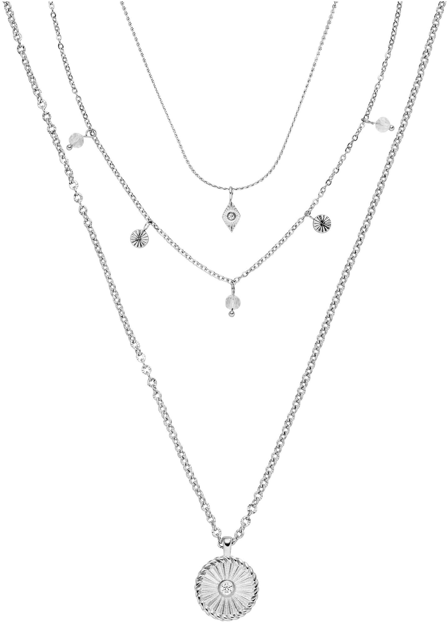 Ketten-Set »Schmuck Geschenk Kaipo, 2044«, (Set, 3 tlg.), mit Zirkonia (synth.)