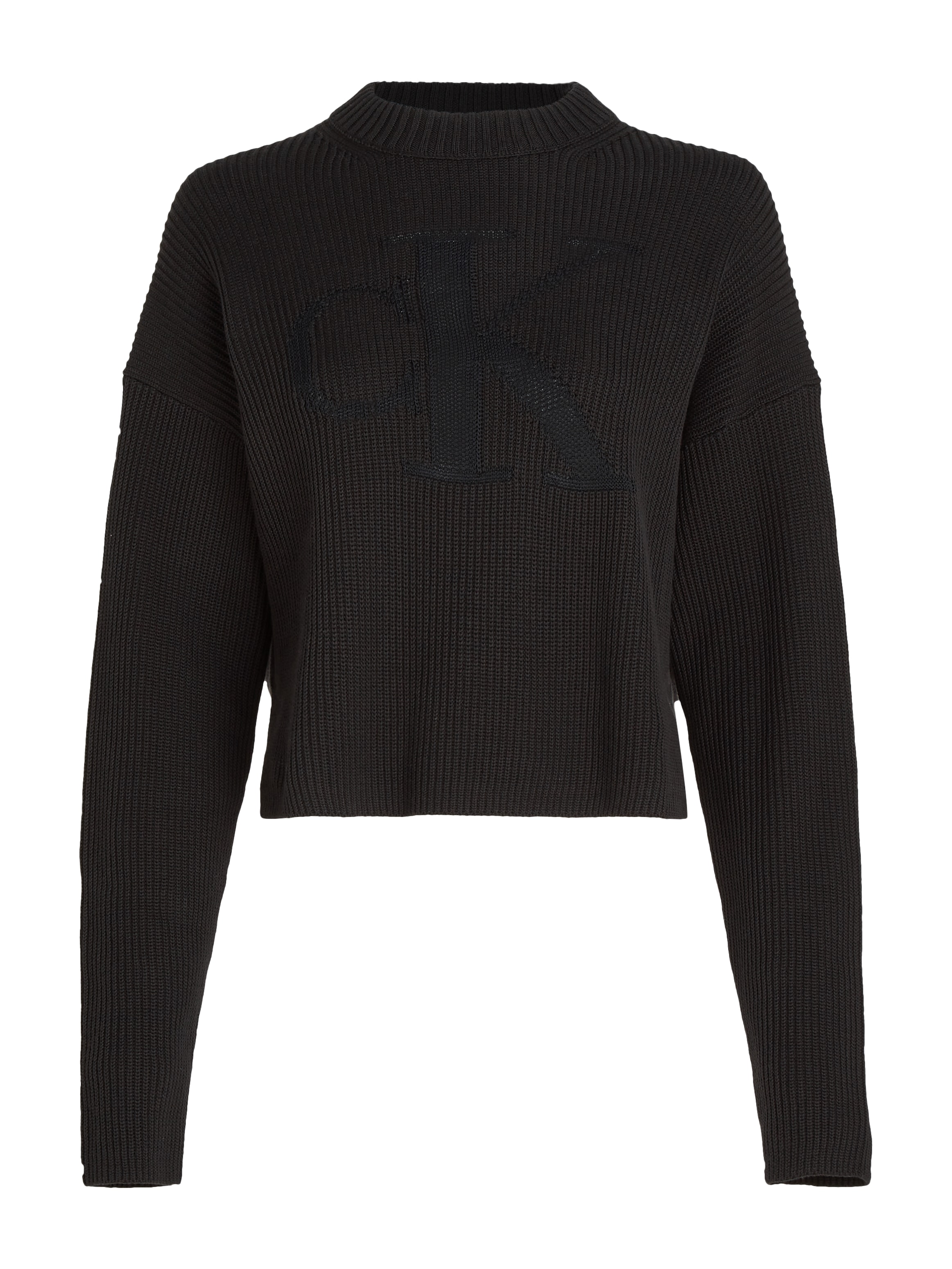 Calvin Klein Jeans Stehkragenpullover »LOGO INTARSIA REGULAR SWEATER«, mit Logostickerei