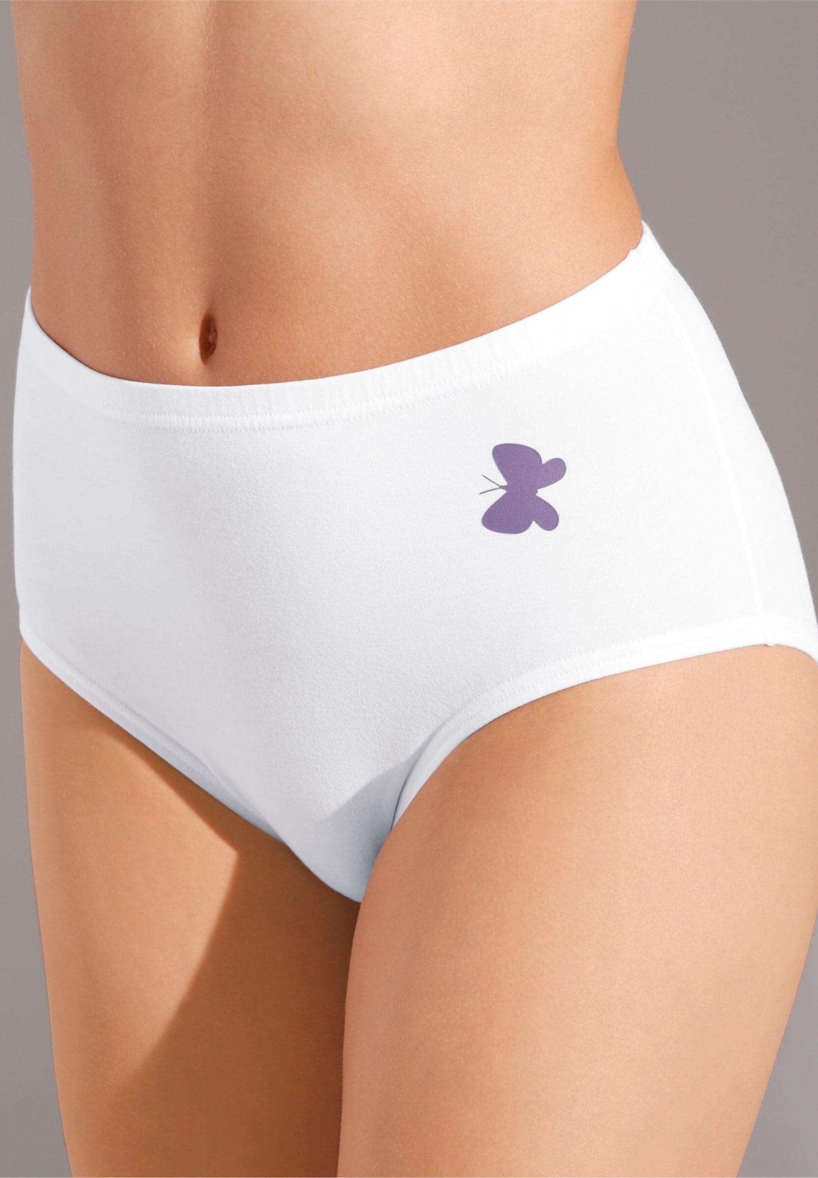 Witt Taillenslip »Slip Slip mit Schmetterlings-Motiv 6 Stück« 6 Stk.