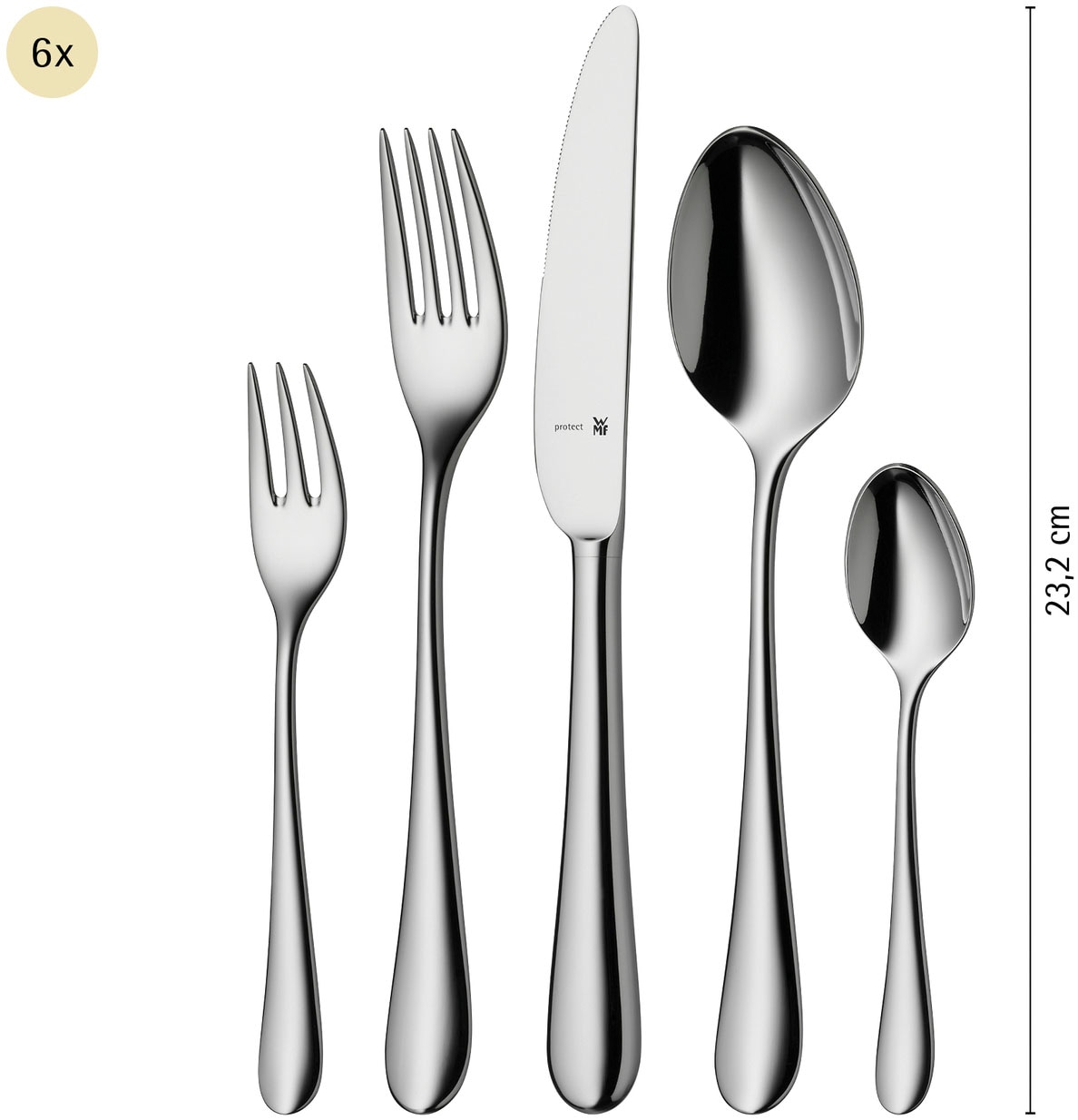 WMF Besteck-Set »Merit« poliert
