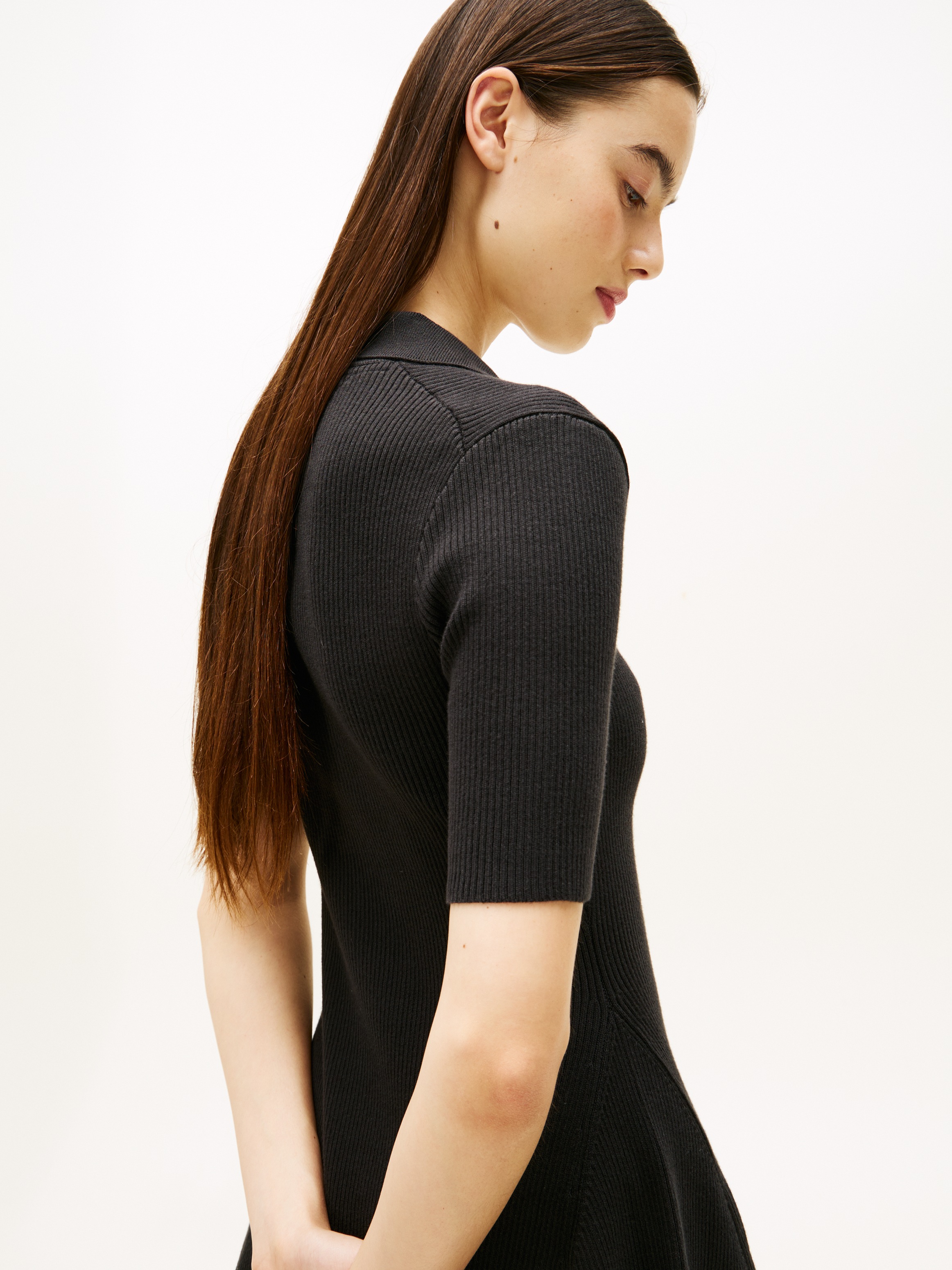 Tommy Jeans Polokleid »TJW F&F SWEATER POLO MINI DRESS«