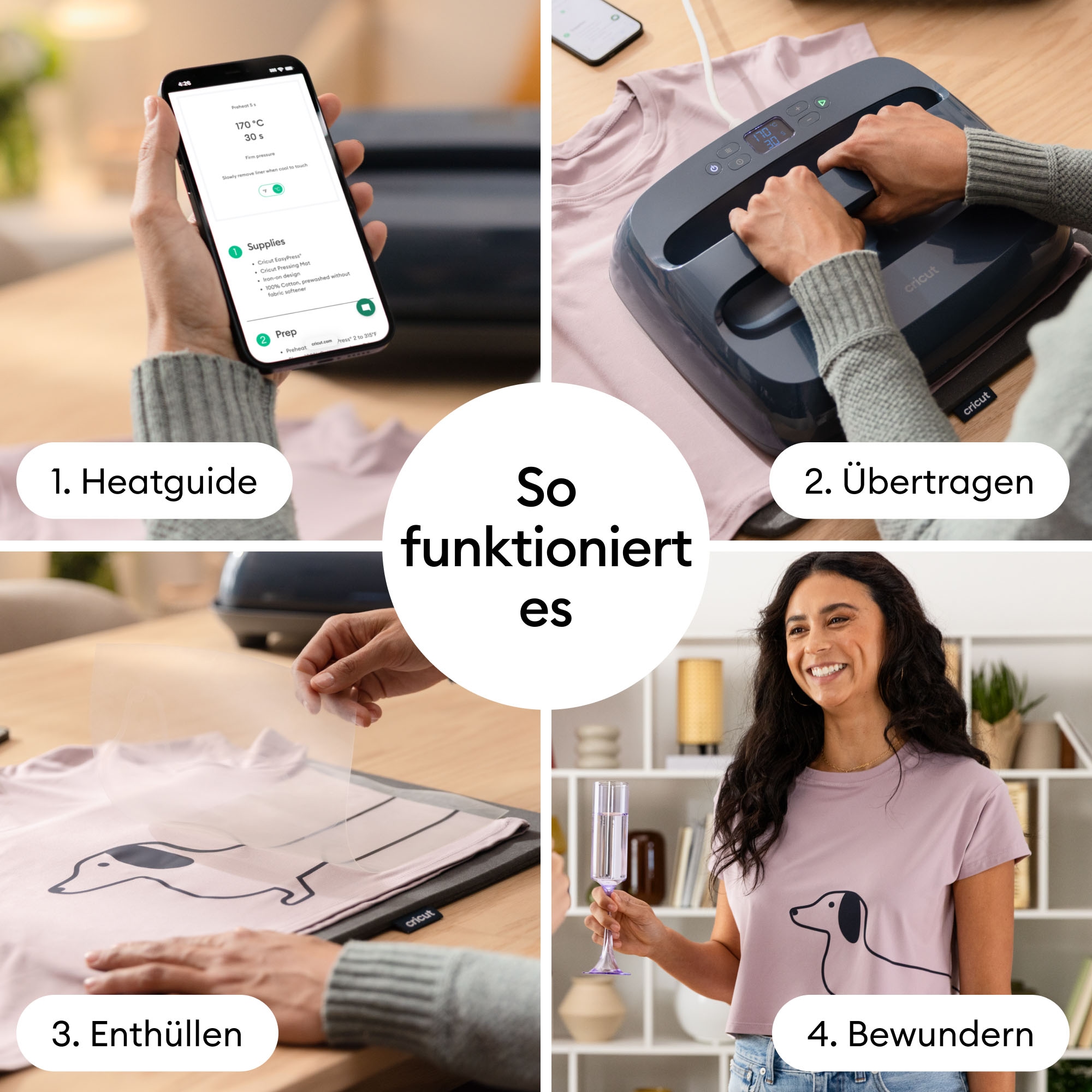 Cricut Transferpresse »EasyPress SE Large 25x30cm, inkl. Matte« 30 cmx25 cm