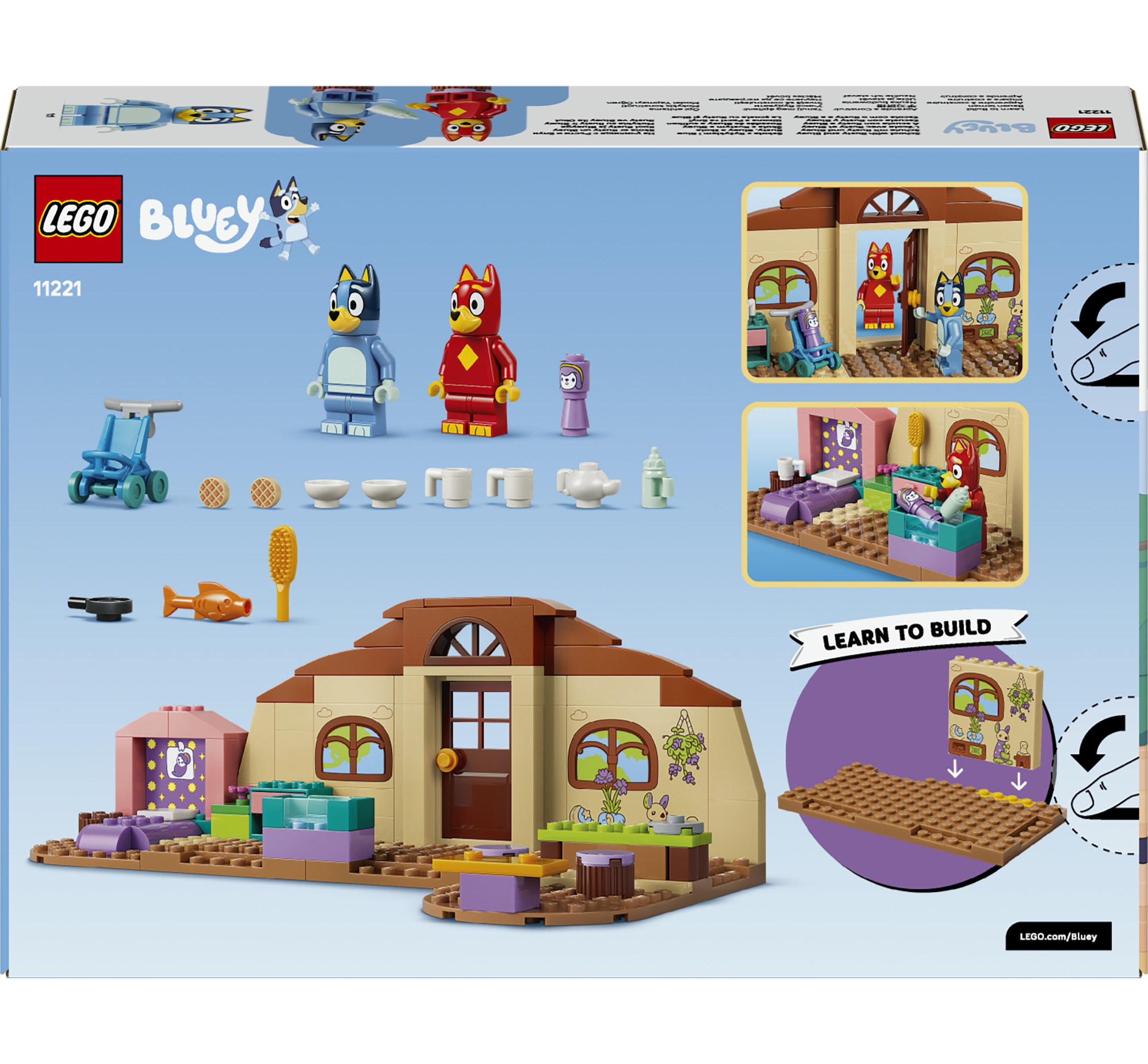 LEGO® Konstruktionsspielsteine »Schule mit Rusty und Bluey (11221), LEGO Bluey« Made in Europe