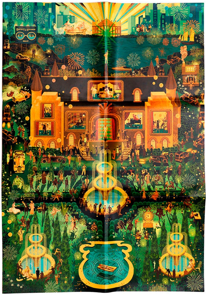 Laurence King Puzzle »Die Welt des großen Gatsby«, Inklusive A2-Poster