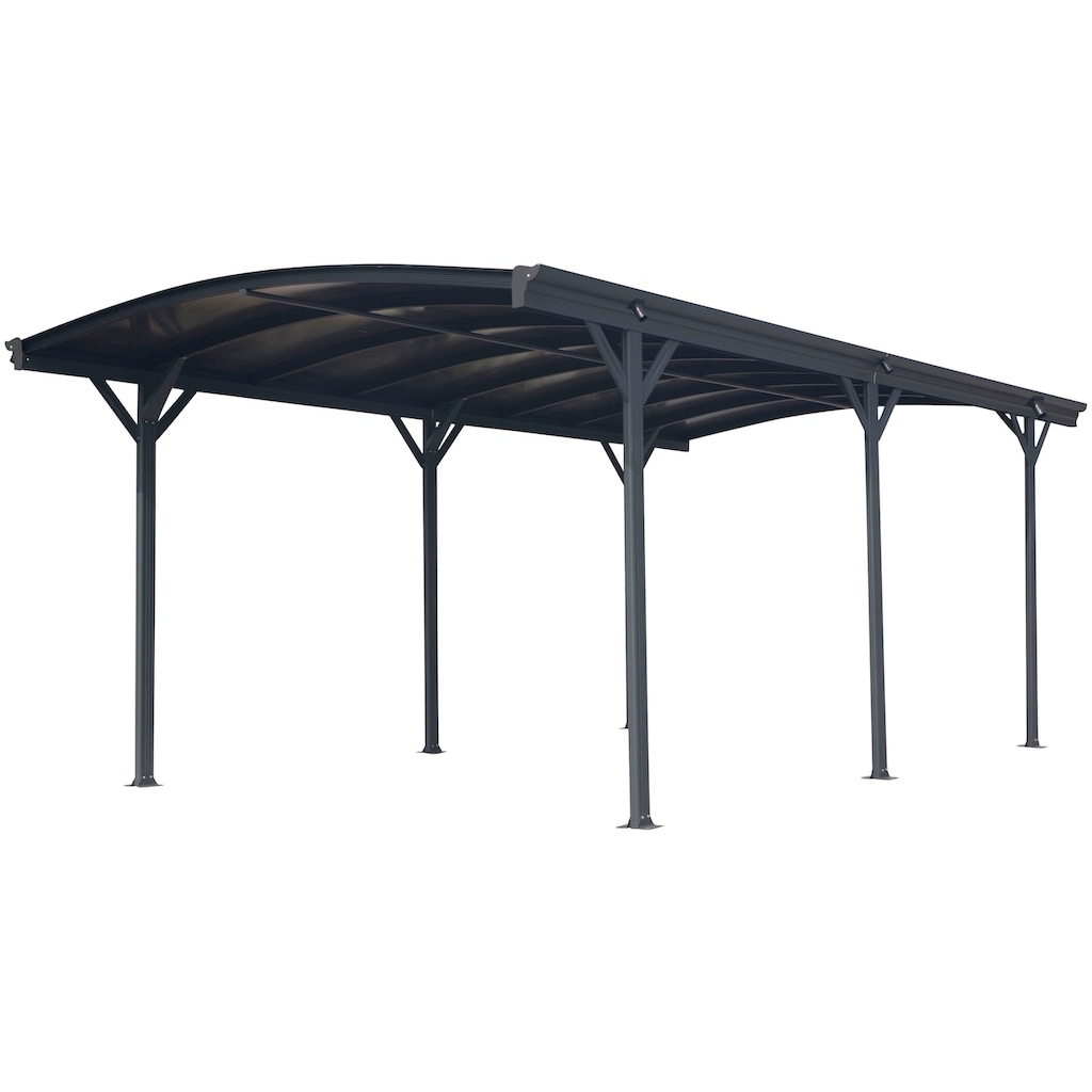 WESTMANN Einzelcarport »Rundbogen«, Aluminium, 276 cm, Anthrazit