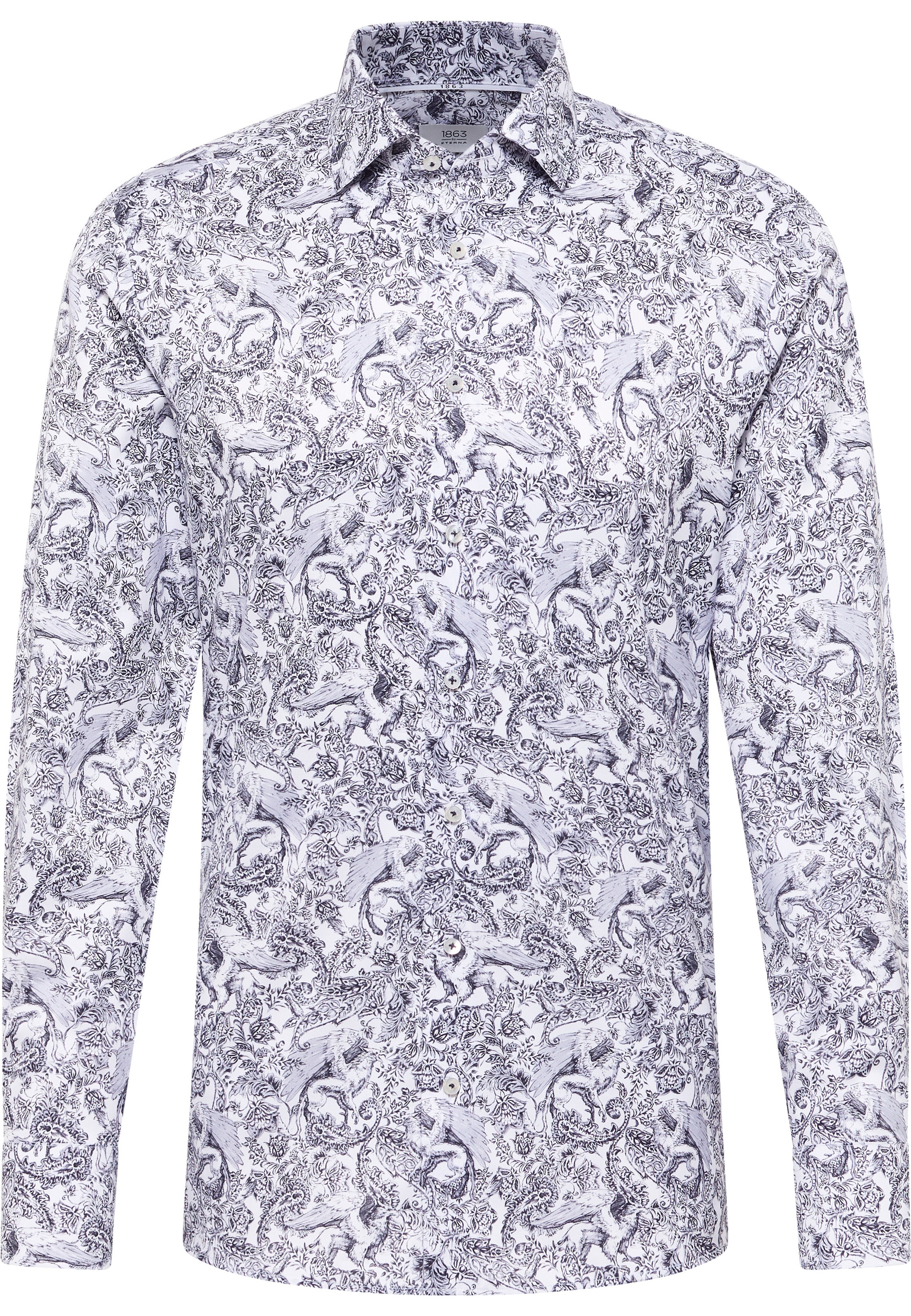 Eterna Langarmhemd »SLIM FIT« NON IRON (bügelfrei)