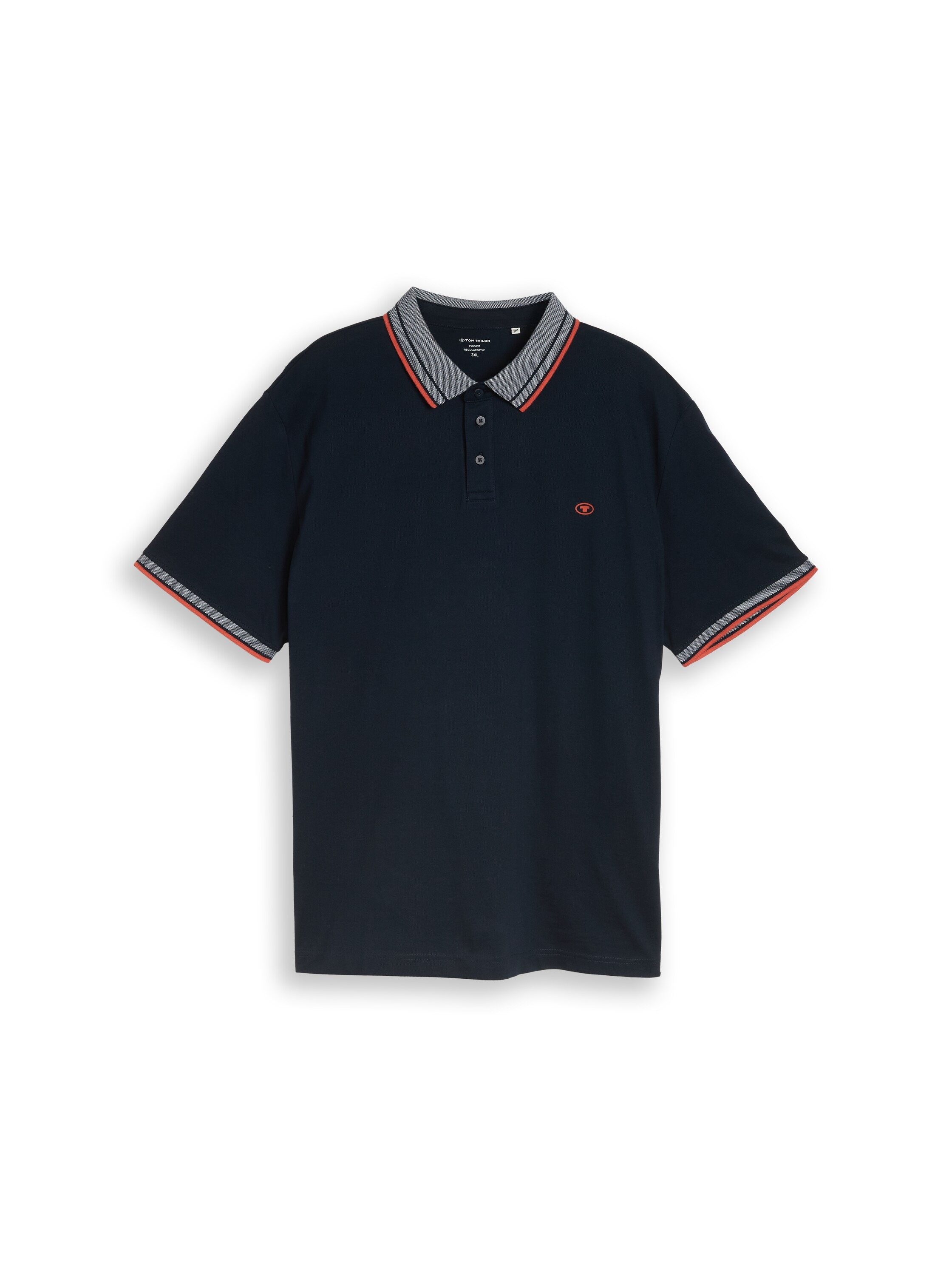 TOM TAILOR PLUS Poloshirt mit Logo Print