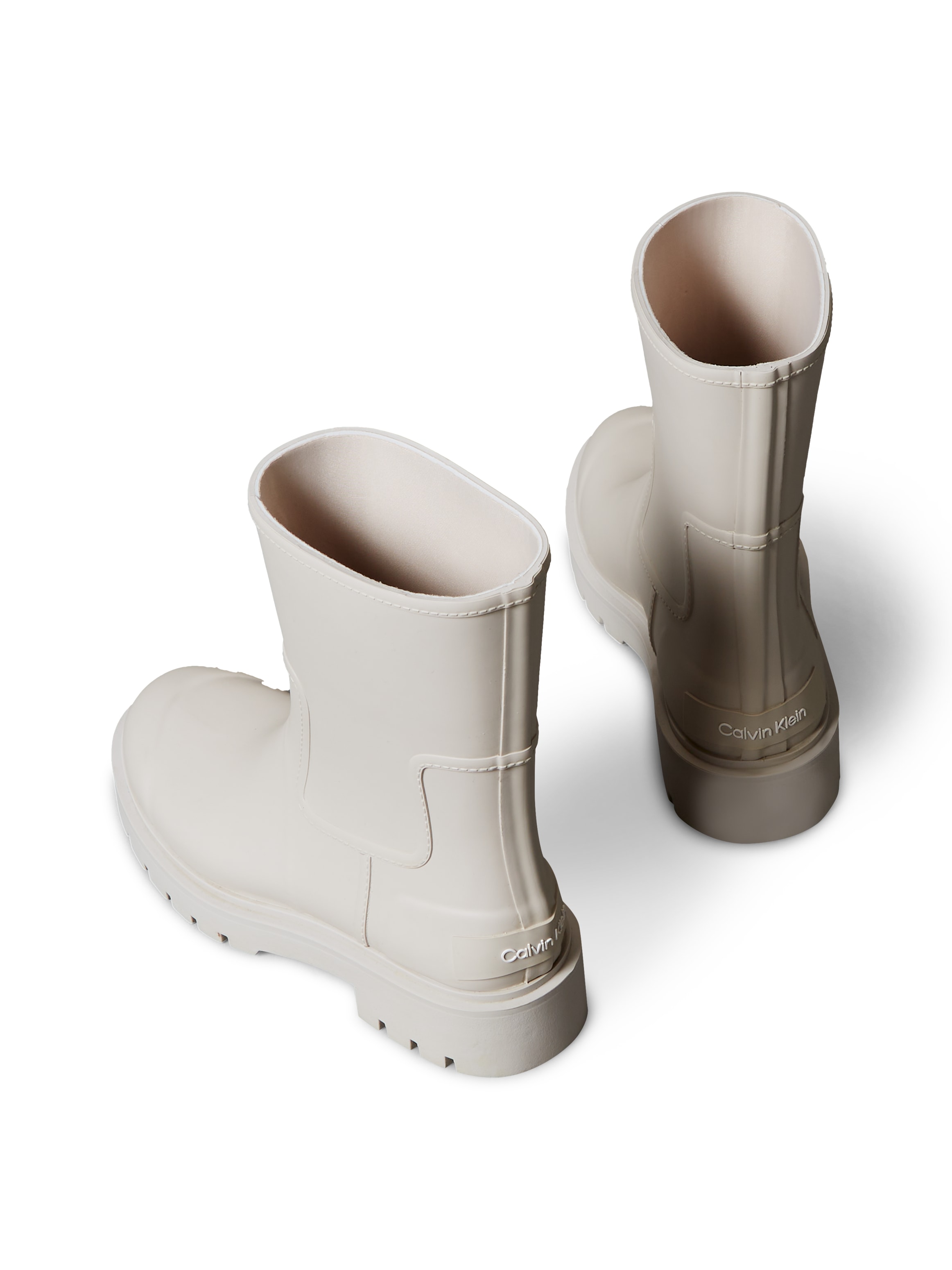 Calvin Klein Jeans Gummistiefelette »MID RAINBOOT RUBBER«  Rainboots, Stiefelette, mit Logoschriftzug