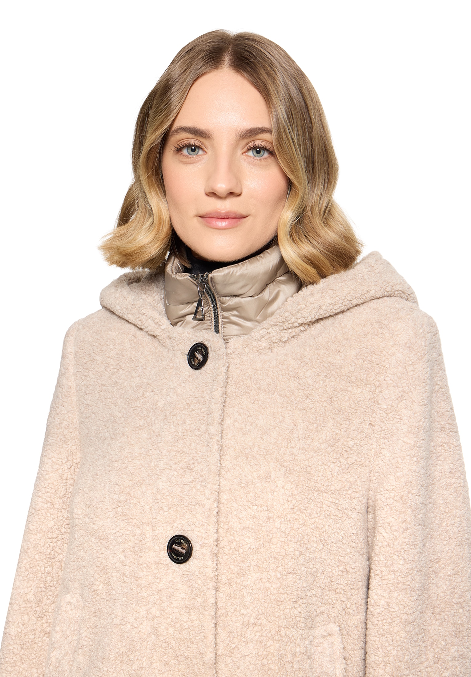 Gil Bret Wolljacke »Wolljacke mit Kapuze«