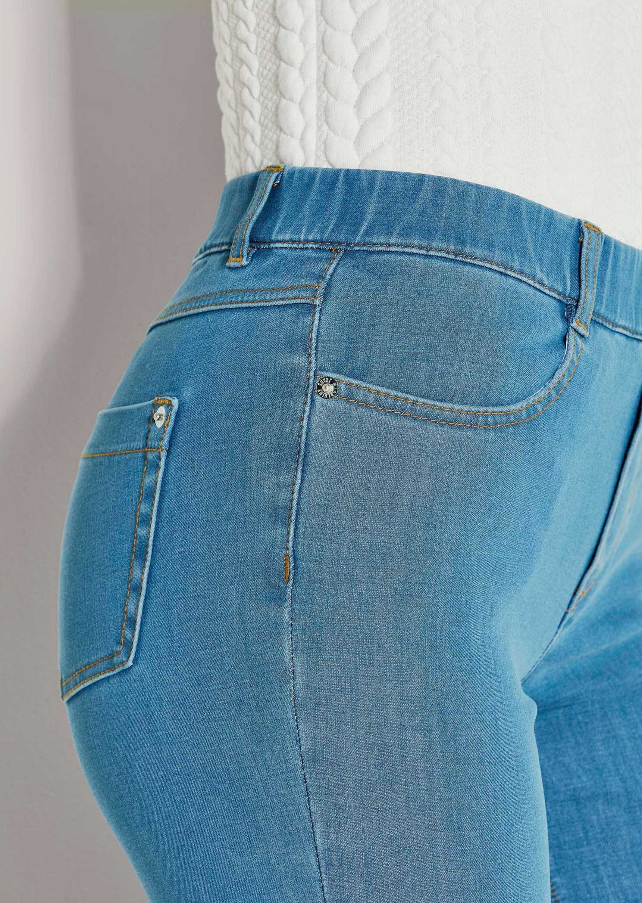 MADELEINE Regular-fit-Jeans »Jeggings Denim-Leggings mit Schlupfbund«