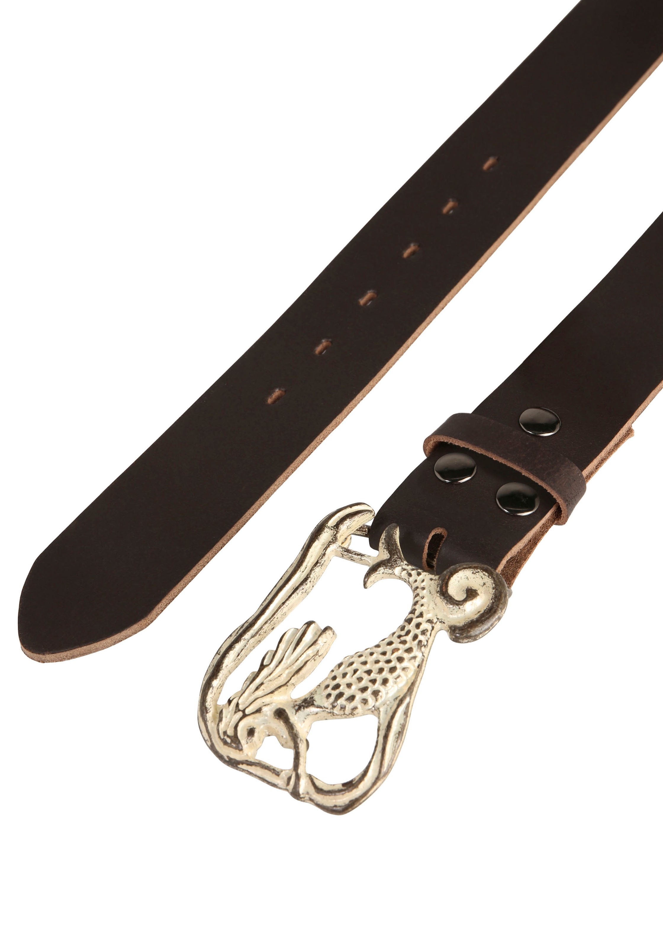 Rettungsring Gürtel Ledergürtel mit austauschbarer Schließe »Meerjungfrau White Used«