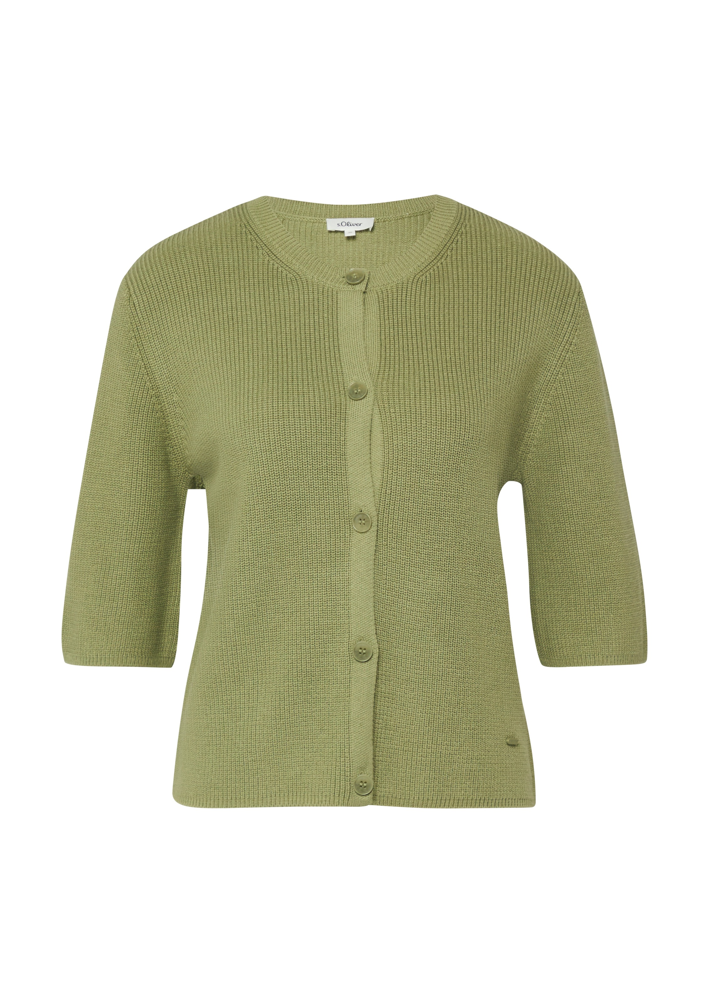 s.Oliver Strickjacke halbarm, mit Knopfleiste