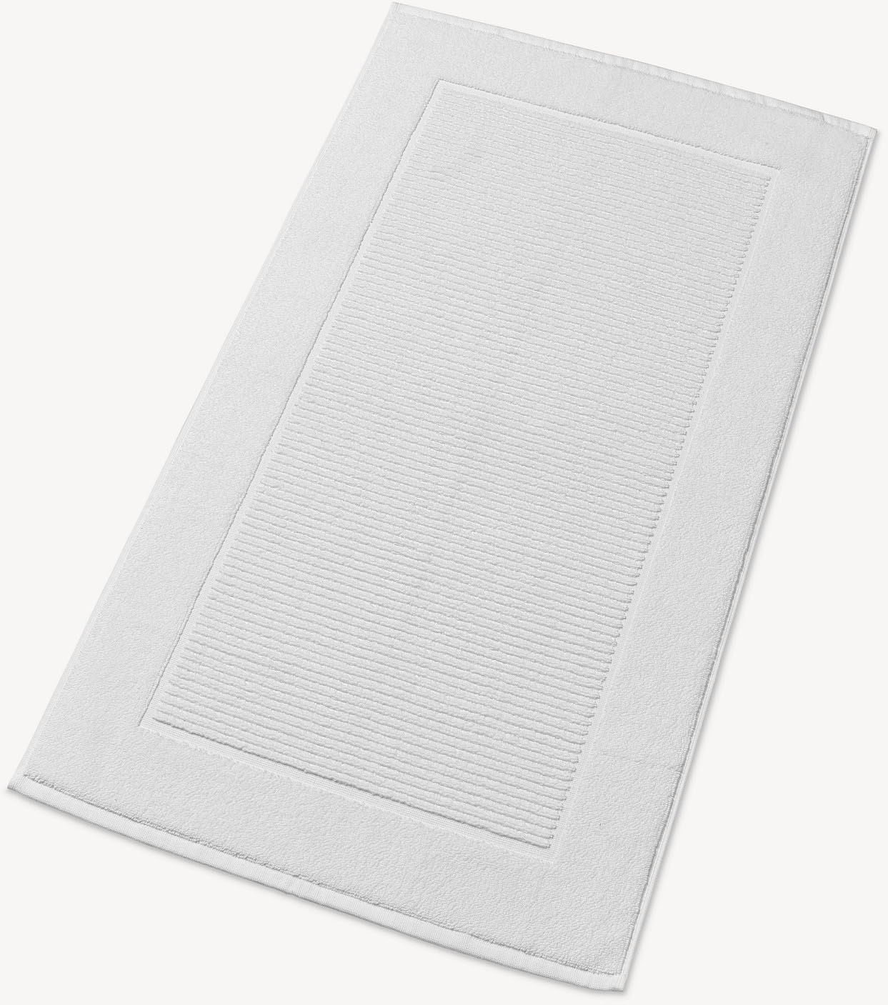 Christy Badematte "Supreme" Höhe 7 mm fußbodenheizungsgeeignet Premium Badematte in Luxusqualität 1000g/m², 50 x 90, 2er Set