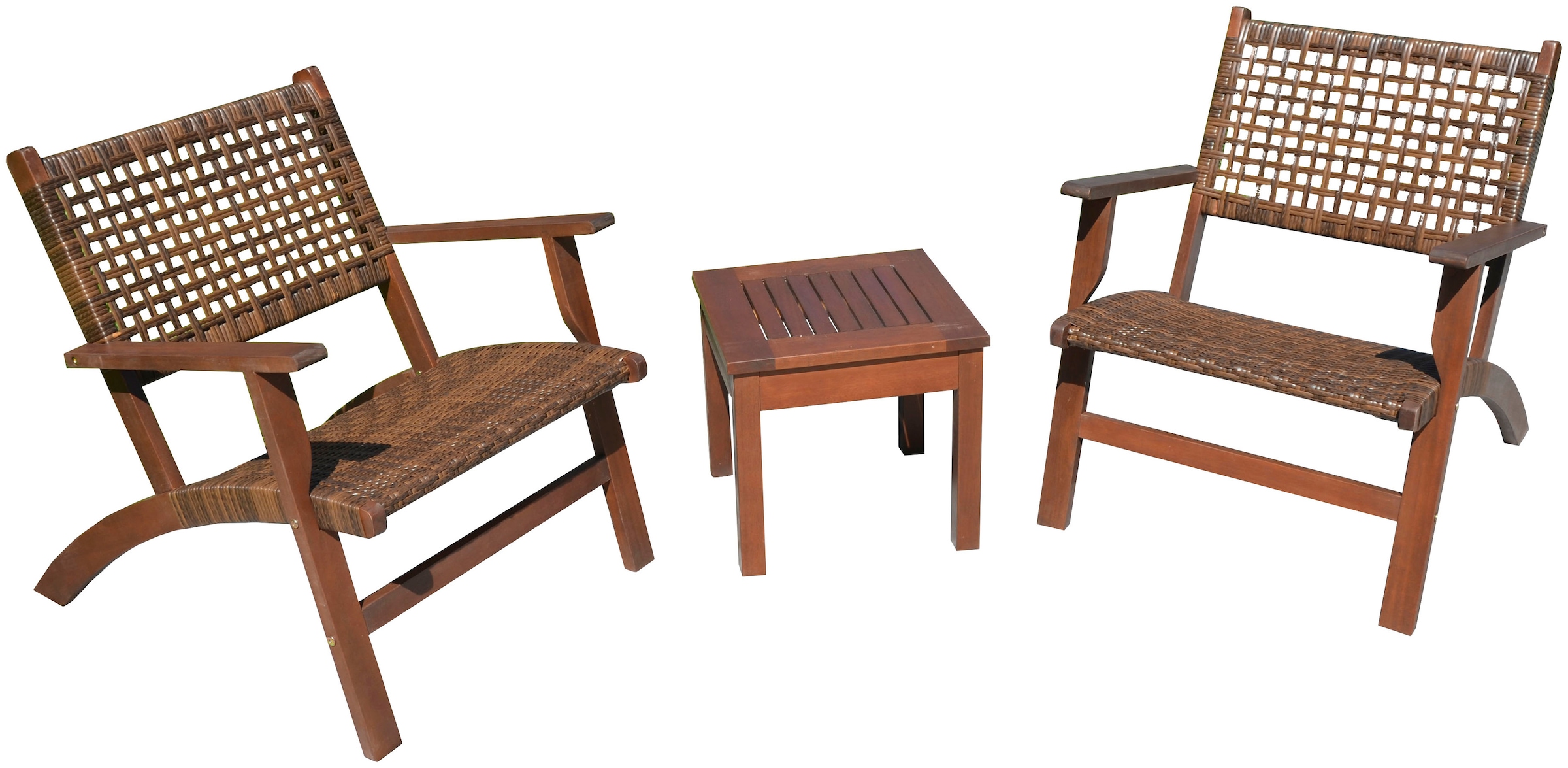 Garden Pleasure Balkonset »Sonora«, (3 tlg.), Teak-Look