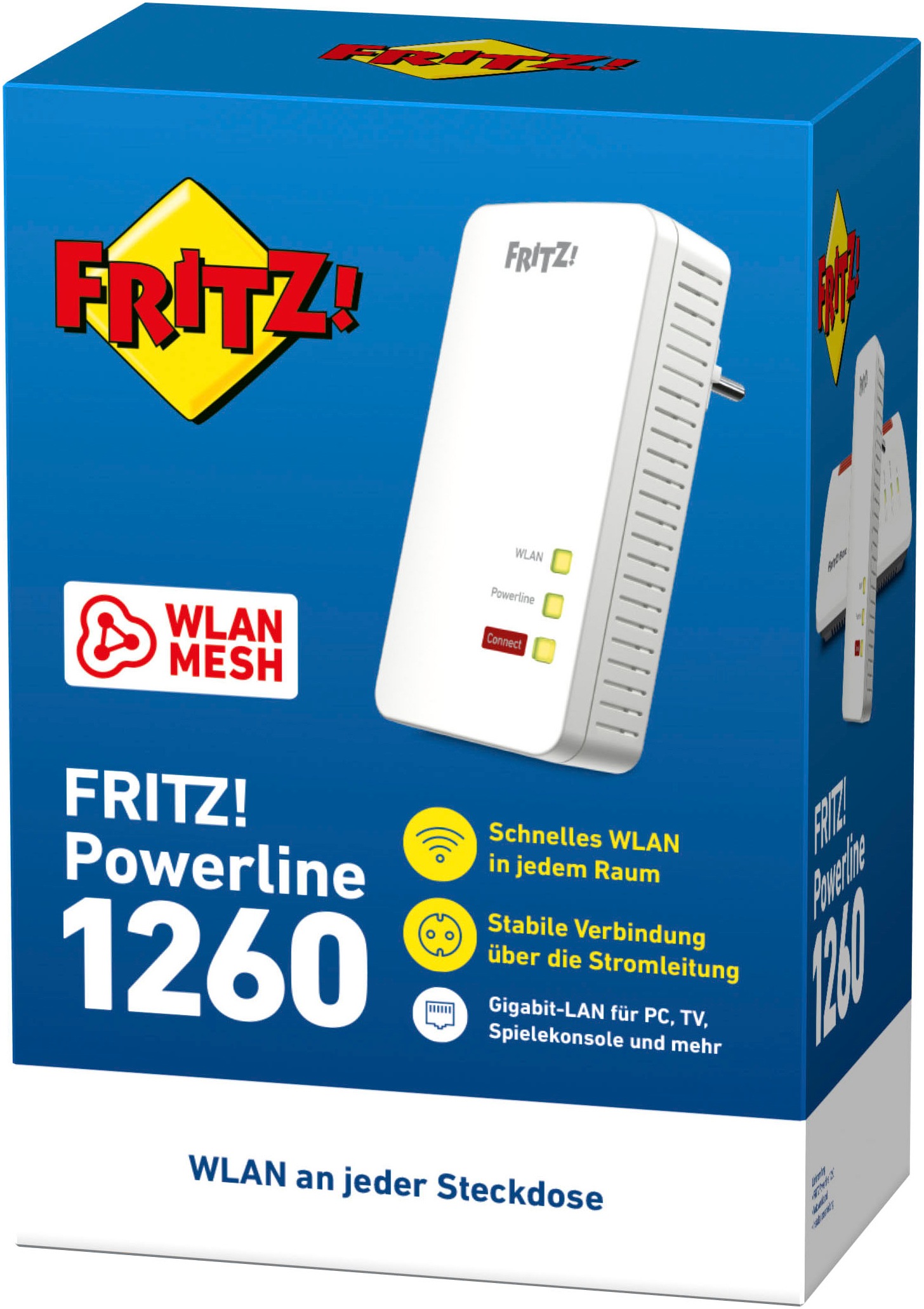 AVM Adapter »FRITZ!1260 WLAN AC Single 1200 Mbit«, 180 cm