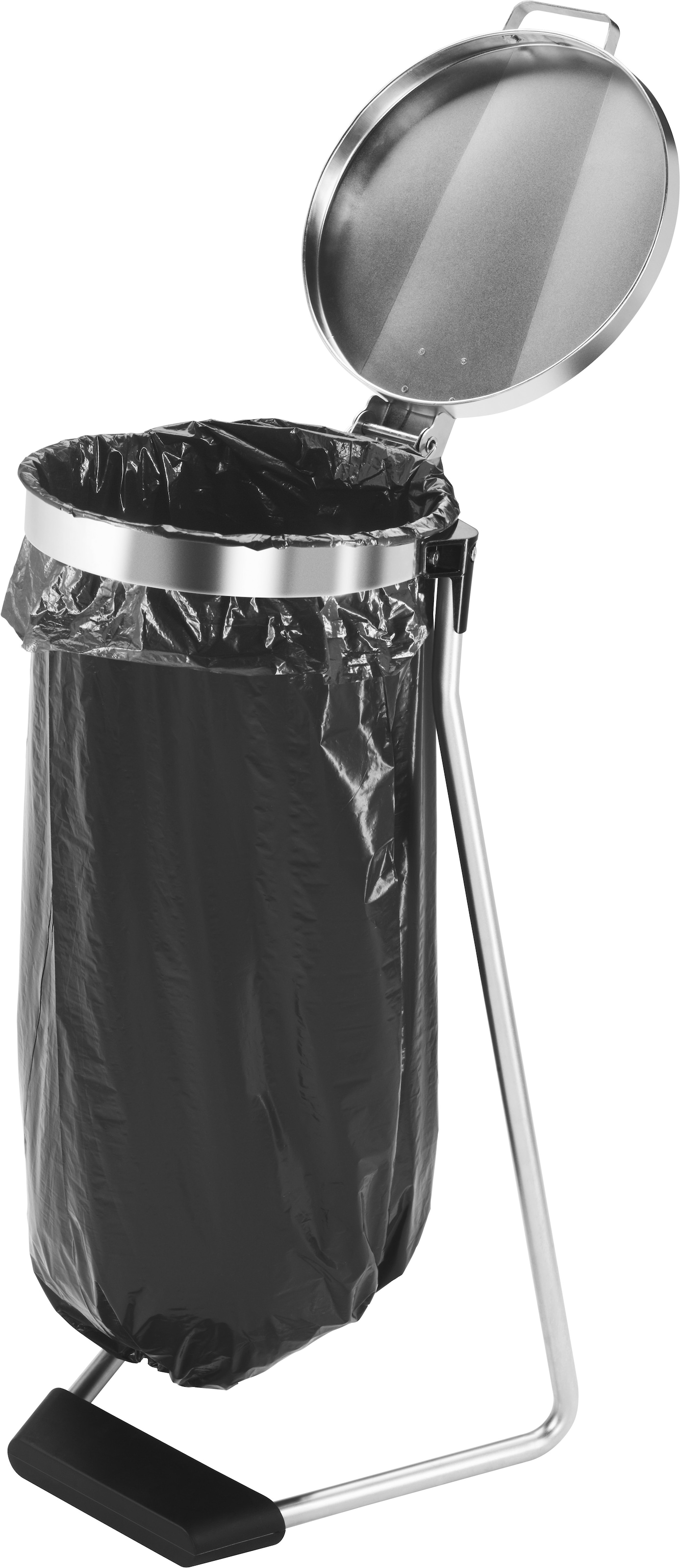 Hailo Müllsackständer »ProfiLine MSS Design XXXL«, 120 Liter, grau, Müllbeutelfixierung