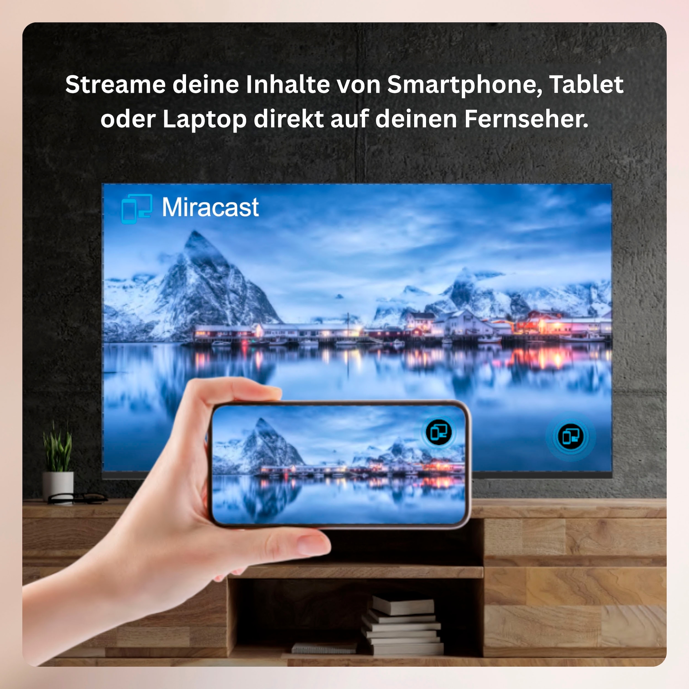 Smart Tech QLED-Fernseher »50QV02K« 126 cm/50 ″ Smart-TV