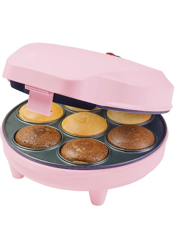 Cupcake-Maker »ACC217P Sweet Dreams«, 700 W, im Retro Design, Antihaftbeschichtung, Rosa