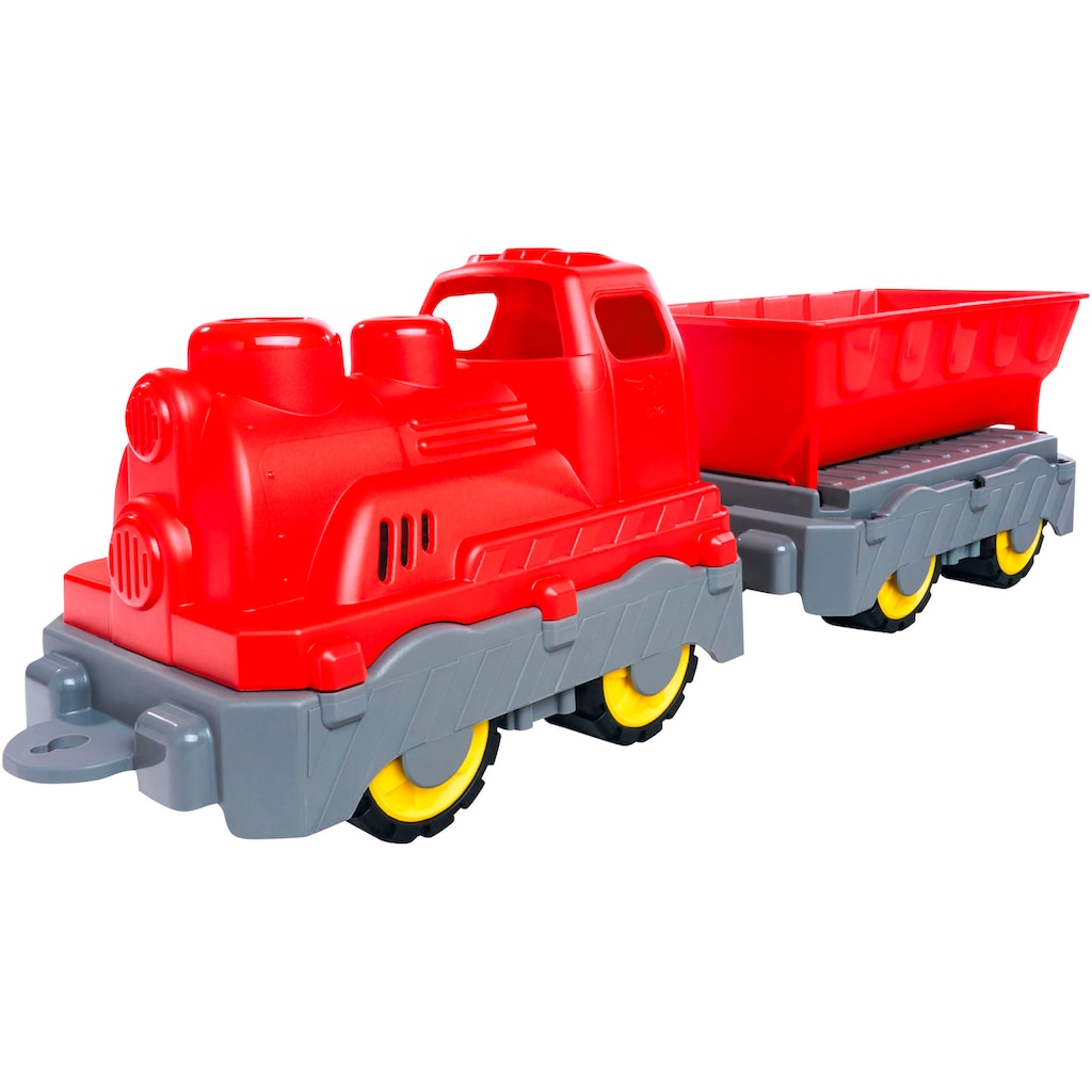 BIG Spielzeug-Lokomotive »BIG Power Worker Mini Zug mit Wagon«, Made in Germany