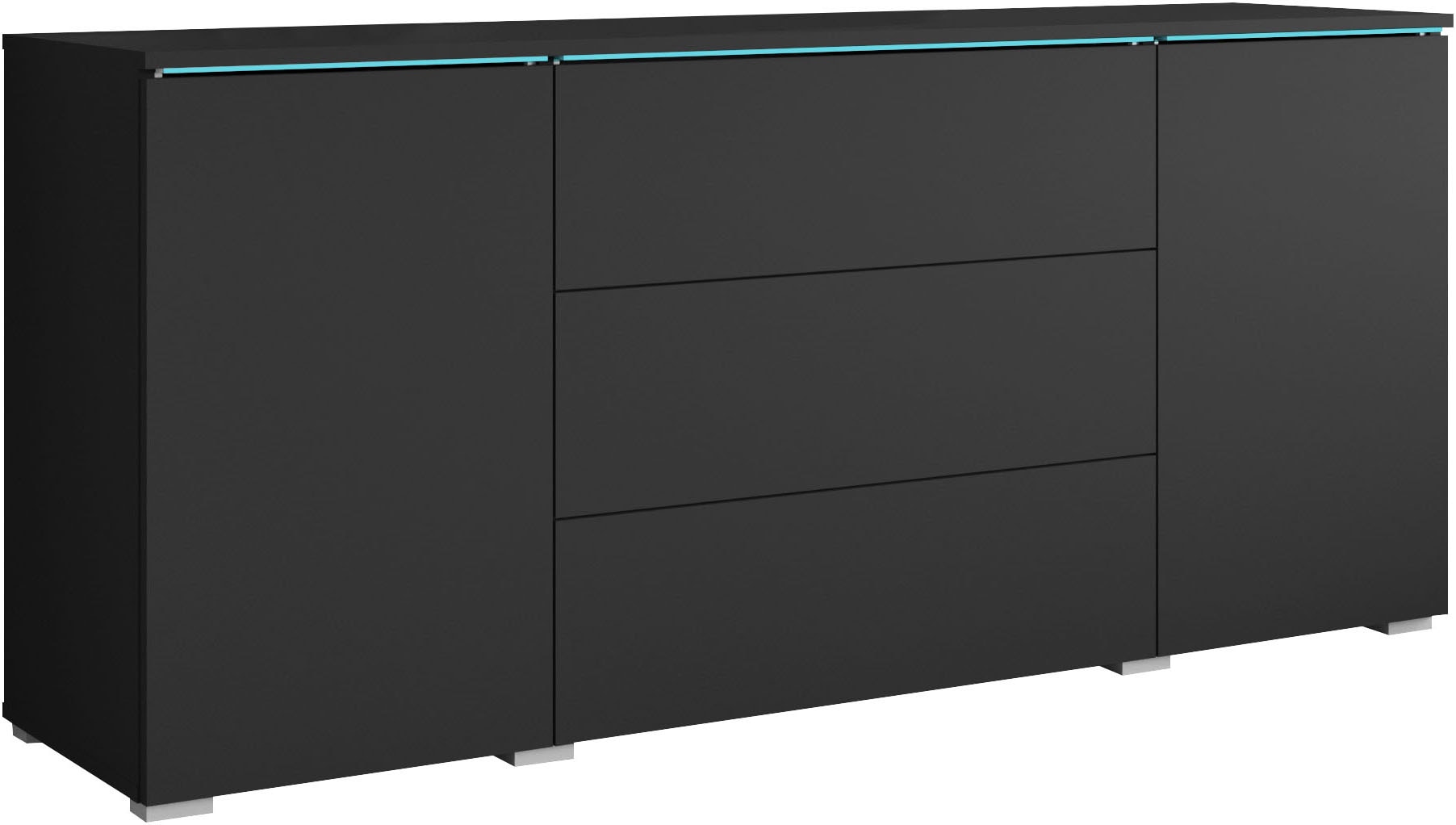 INOSIGN Sideboard »VERA«, moderne grifflose Kommode Breite 150 cm, Einlegeböden verstellbar