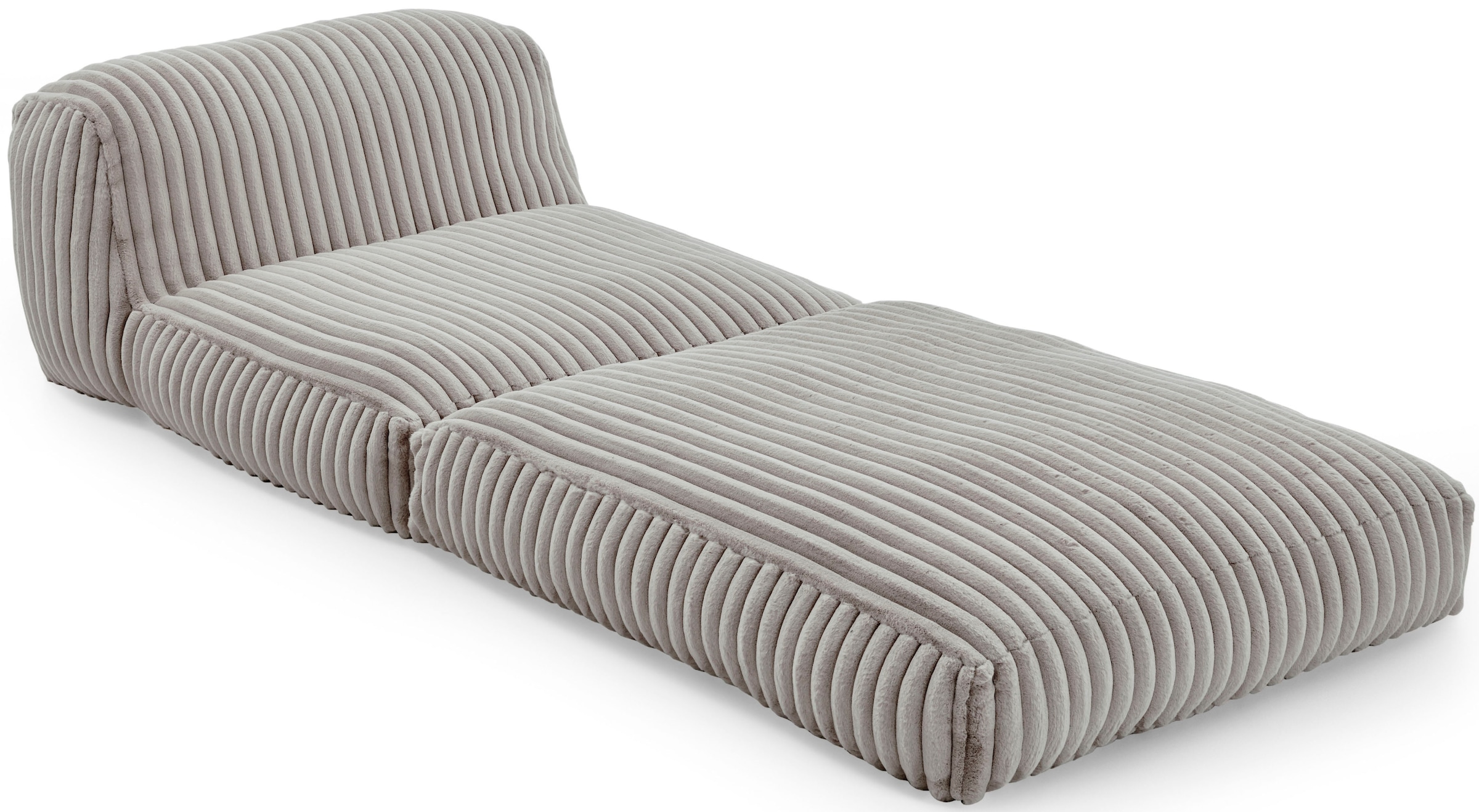 INOSIGN XXL-Sessel »Pia«, Loungesessel in Megacord, 2 Größen, Schlaffunktion und Pouf-Funktion