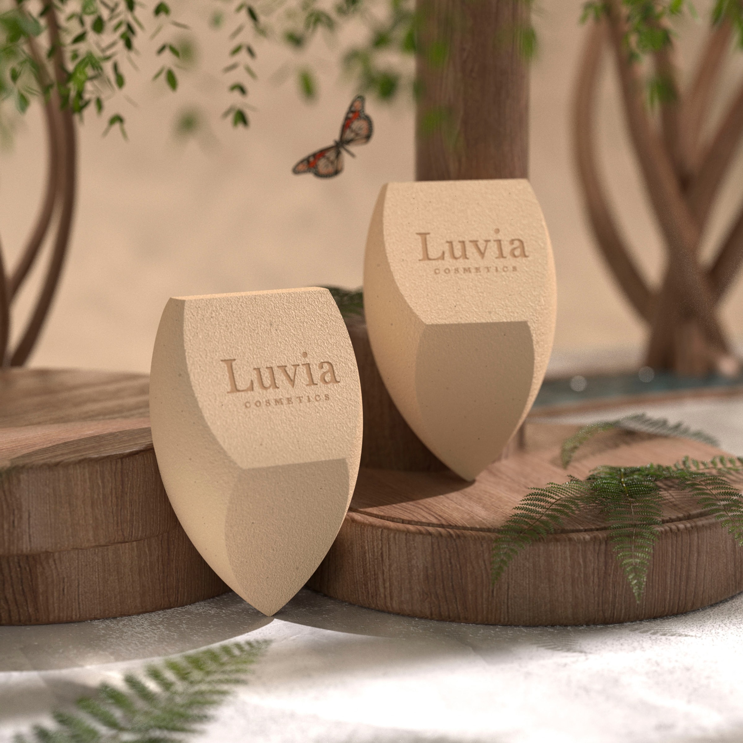 Luvia Cosmetics Make-up Schwamm »Tea Make-up Sponge Set«, (Packung, 2 tlg., hautfreundlicher  Make-up Schwamm mit wertvollen Tee-Bestandteilen), Feinporig für natürliches  Hautbild, geringer Verbrauch mit Tee-Extrakt bestellen | UNIVERSAL