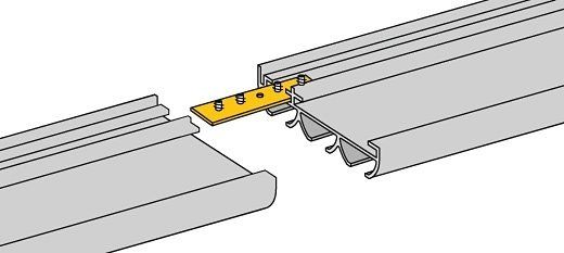 Good Life Verbinder »Sileno«, für Vorhangschiene Sileno 3-läufig im Fixmaß