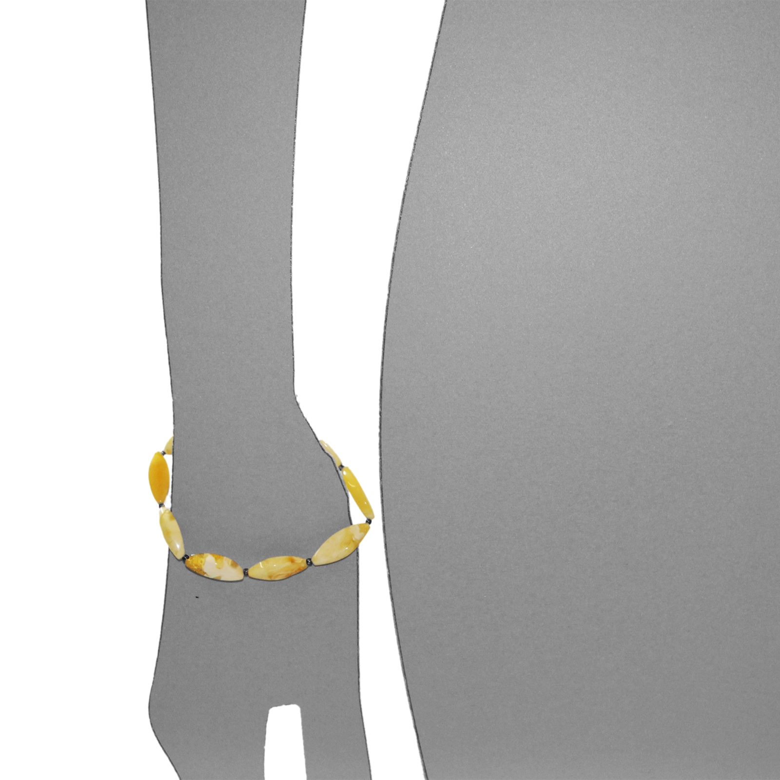 OSTSEE-SCHMUCK Armband »- Tasja - Bernstein - ,«