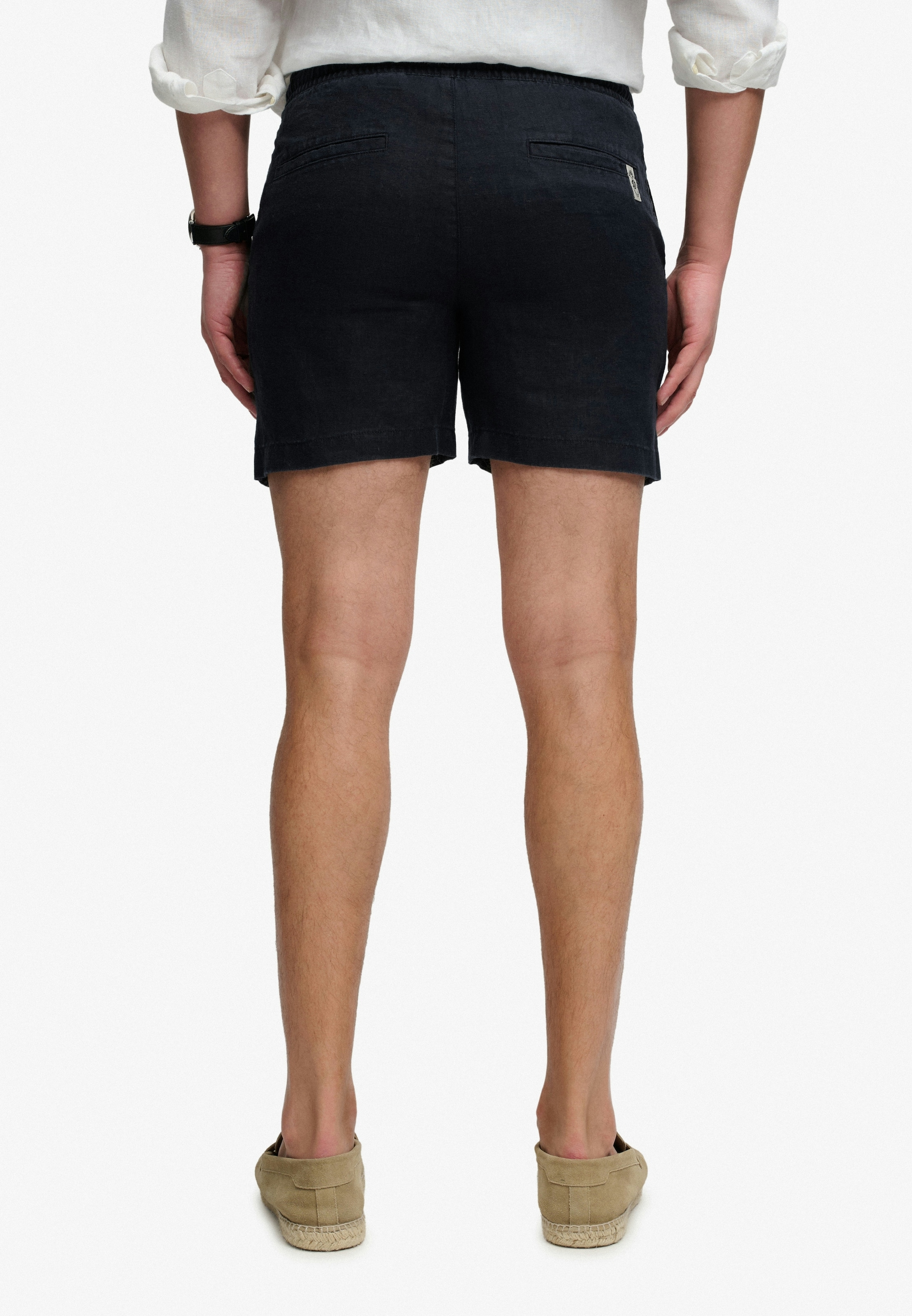 Superdry Shorts »MERCHANT LINEN SHORT«  aus Leinen, Relaxed Fit, mit Reißverschluss