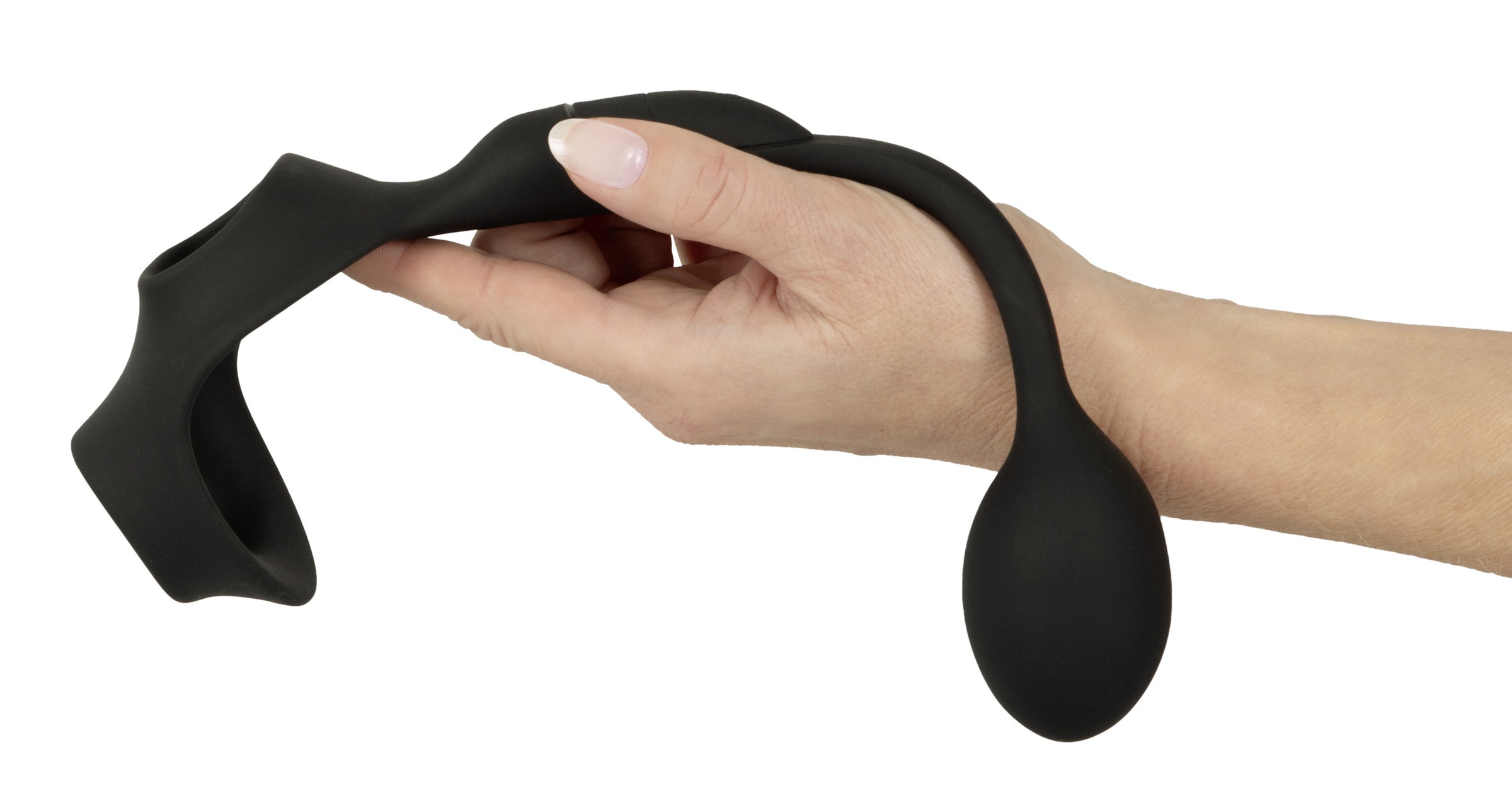 REBEL Anal-Stimulator »Analplug mit Hoden-/Penisring Cock Ring with RC Butt Plug« ()