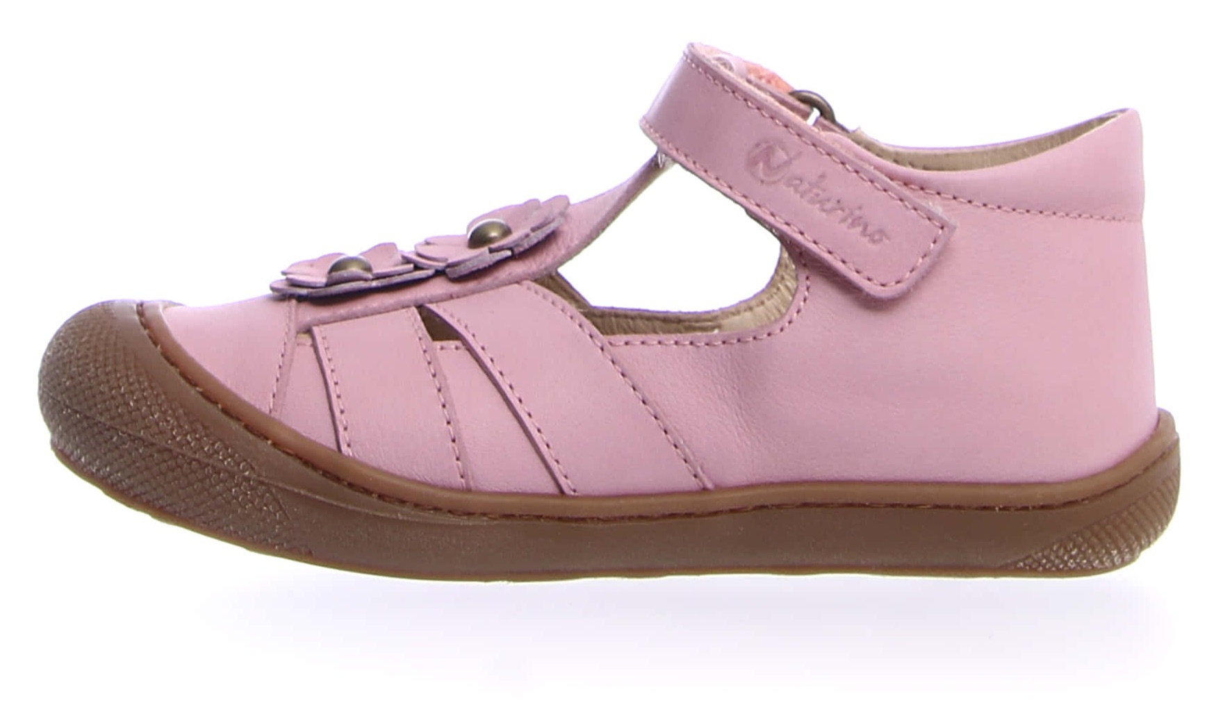 Naturino Sandale »NATURINO MAGGY«, Babyschuh mit Blütenapplikation, Größenschablone zum Download