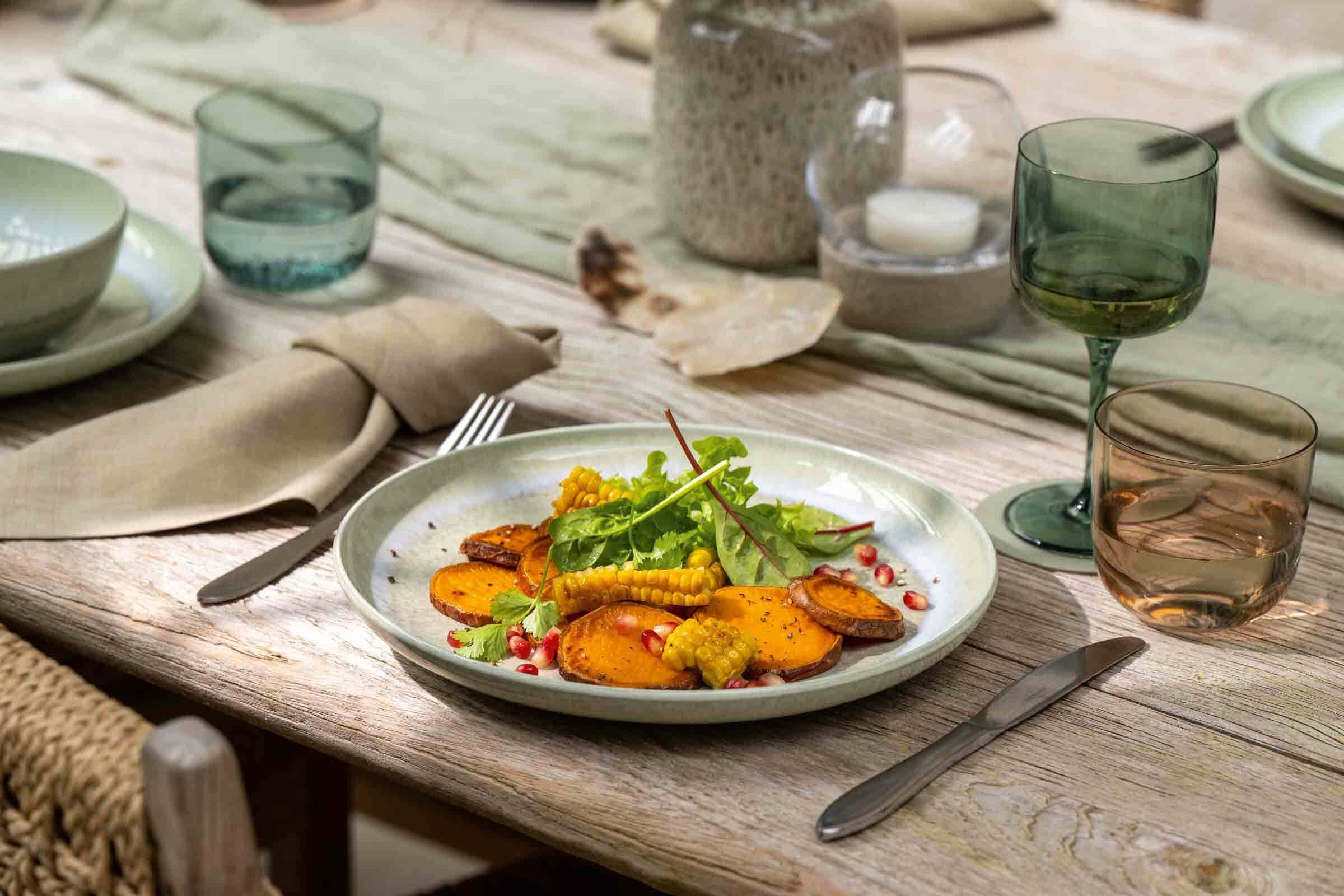 like. by Villeroy & Boch Speiseteller »Speiseteller Perlemor Alga ø 27,1 cm 6er Set grün«