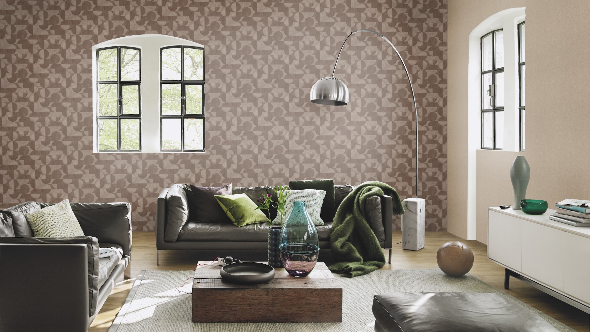 Rasch Vliestapete »Concrete« geometrisch strukturiert