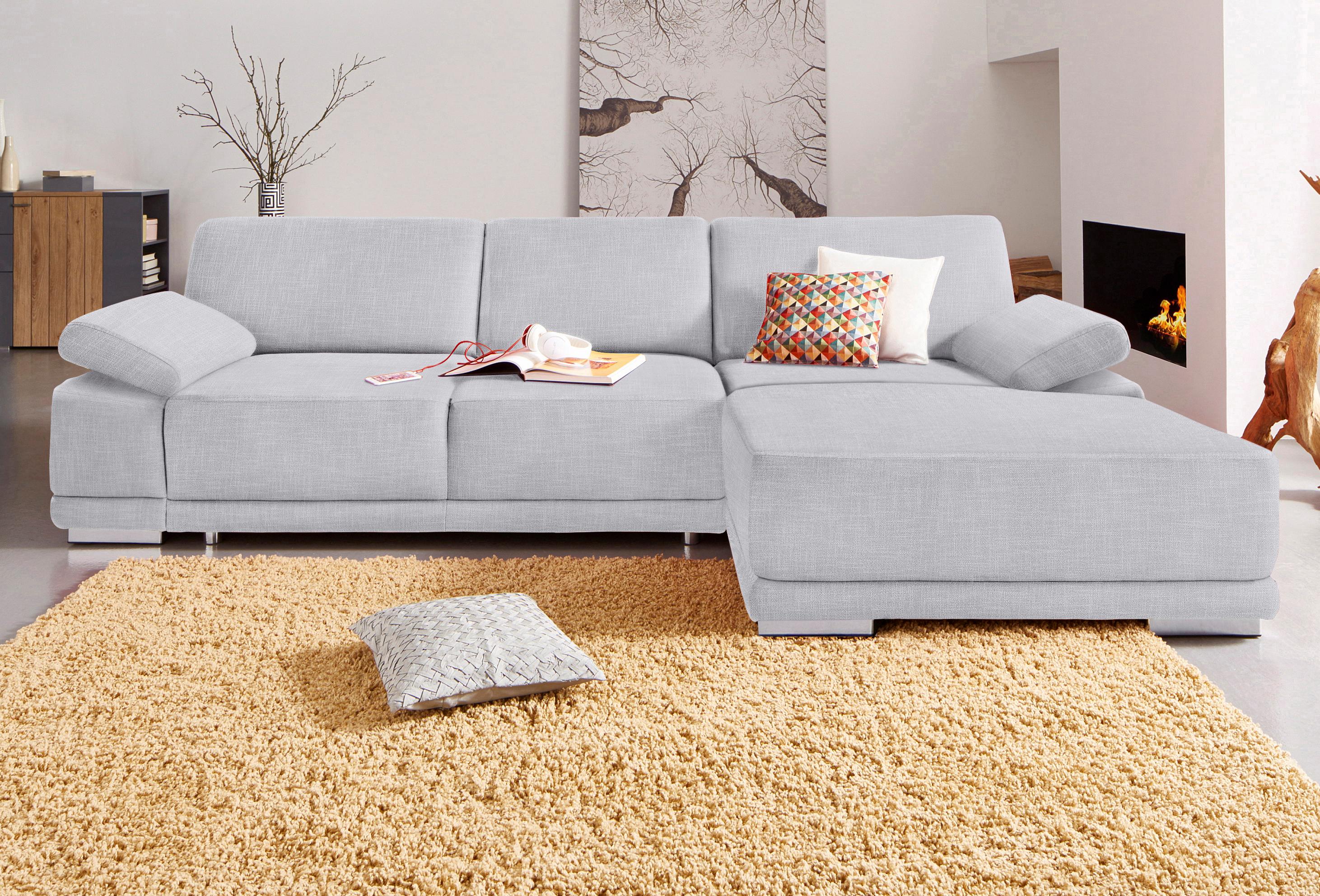 sit&more Ecksofa "Coria L-Form" mit XL-Recamiere, wahlweise mit Schlaffunktion
