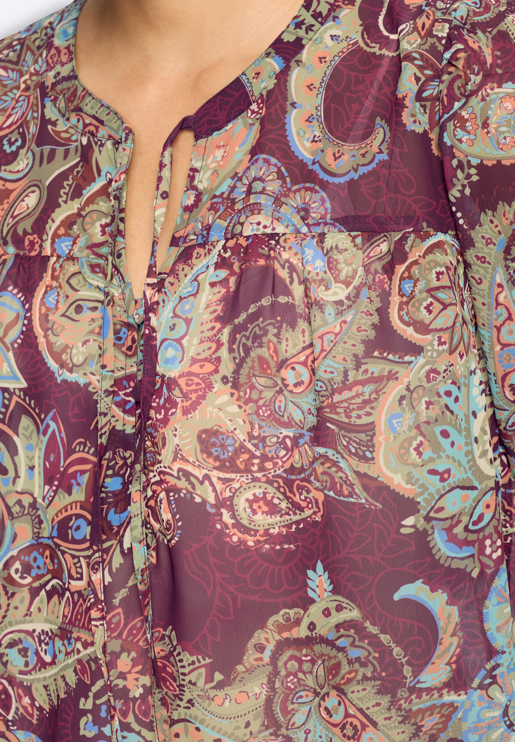 heine Klassische Bluse »Druckbluse Druckbluse mit Paisley-Print«