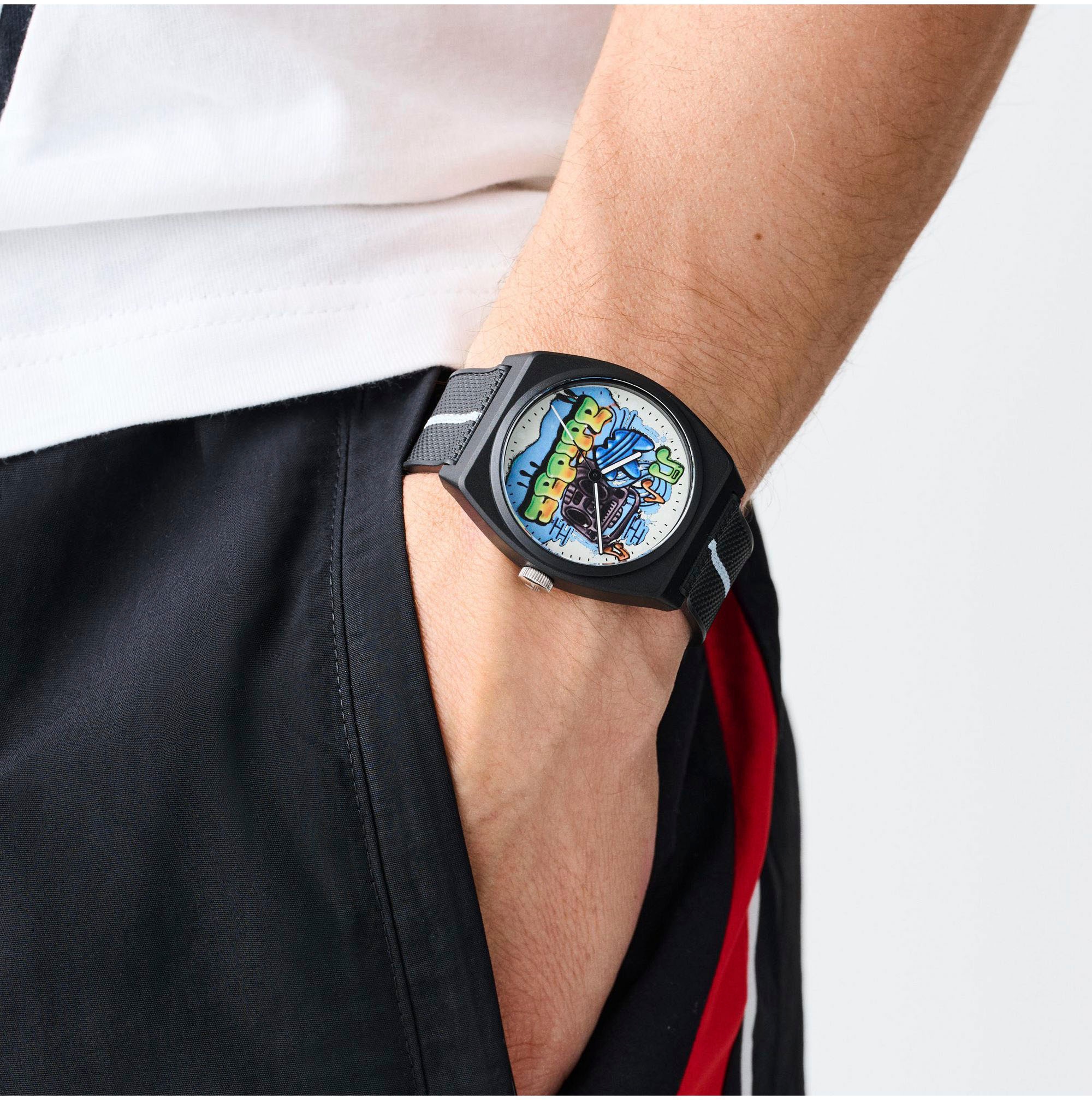 adidas Originals Quarzuhr »PROJECT TWO«, Armbanduhr, Herrenuhr, Damenuhr,Resinarmband,wasserabweisend bis 5 bar