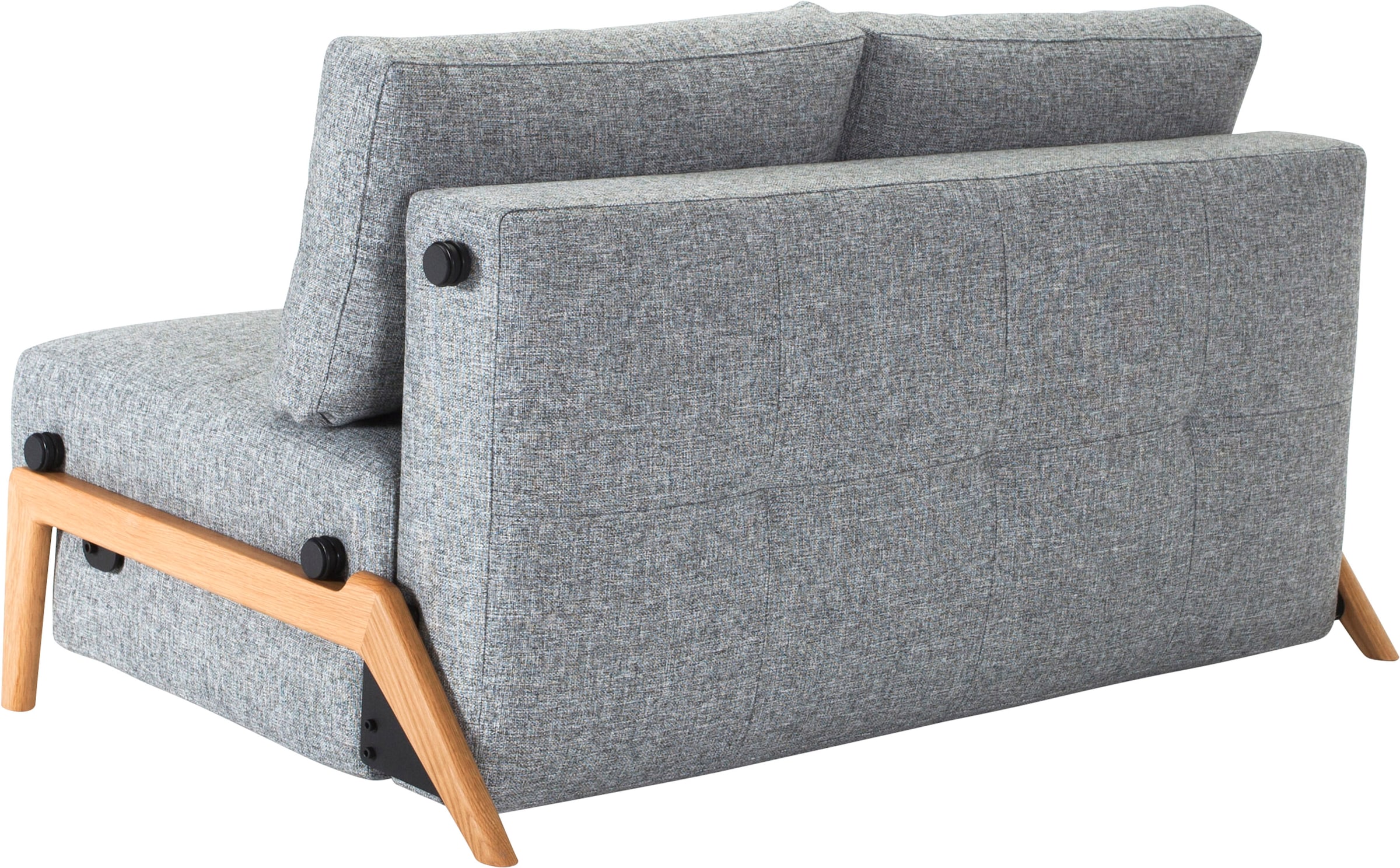 INNOVATION LIVING ™ Schlafsofa »Cubed hochwertige Schlaffunktion, Design und extra Komfort,«, kompaktes Klappsofa mit Füßen aus Eiche